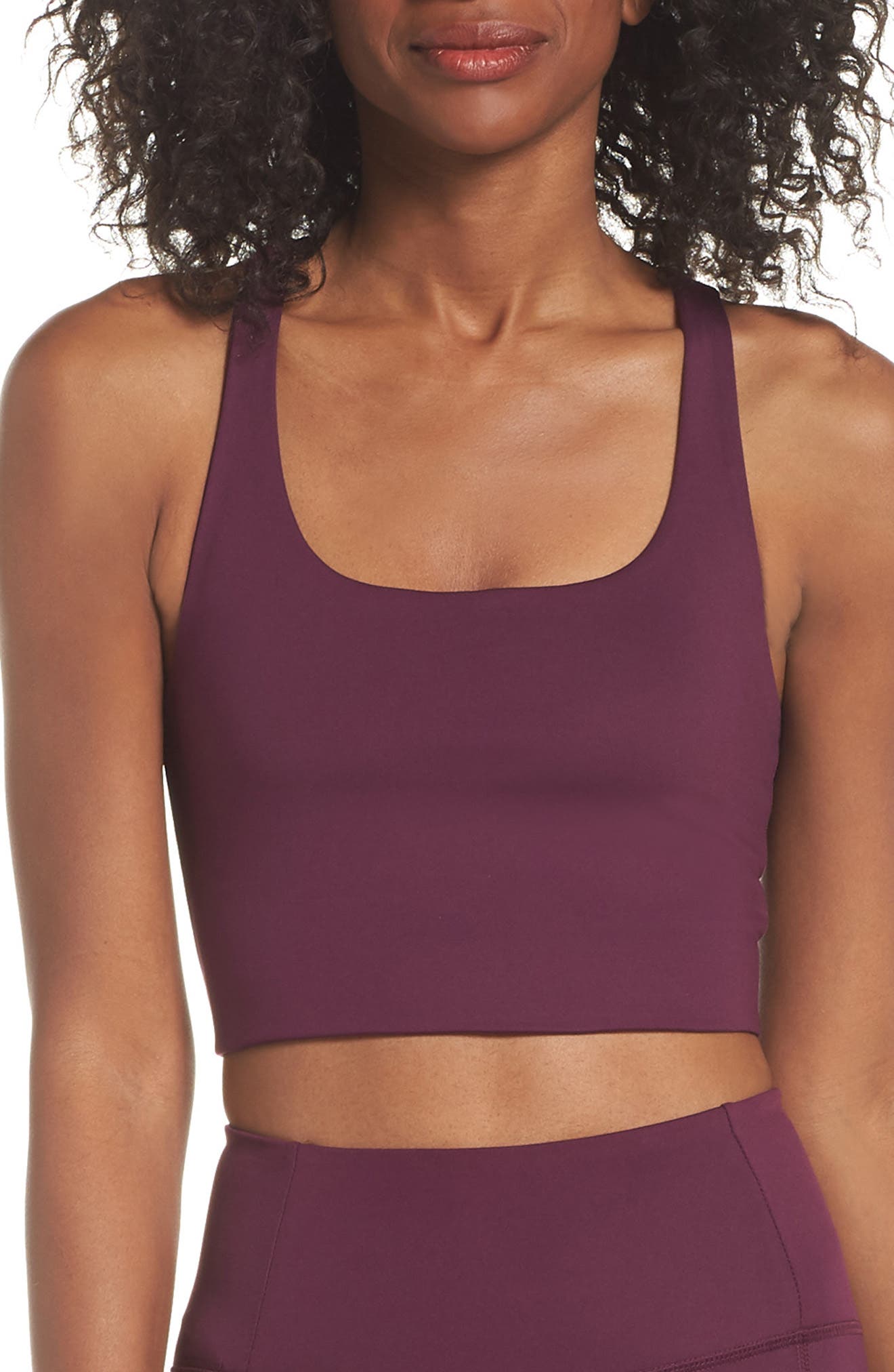 Girlfriend Collective Paloma Sports Bra, Purple