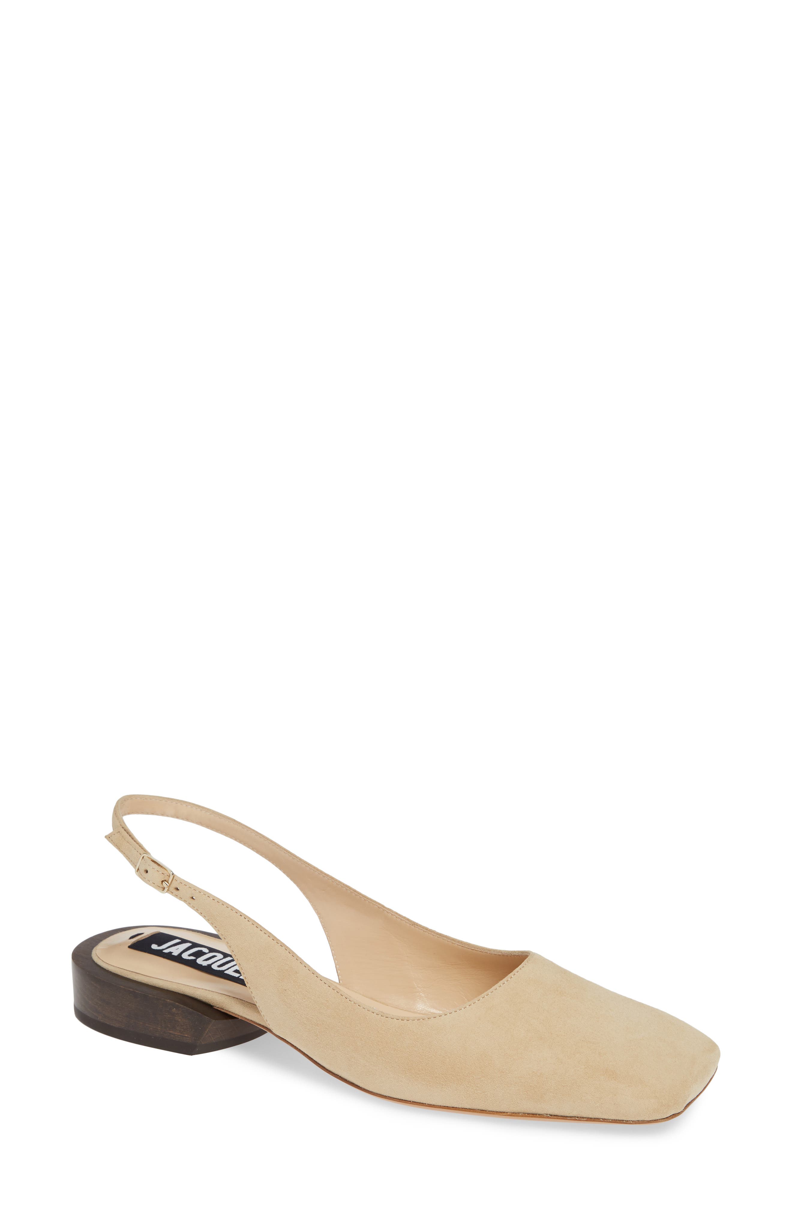 Jacquemus Praia Slingback, Beige