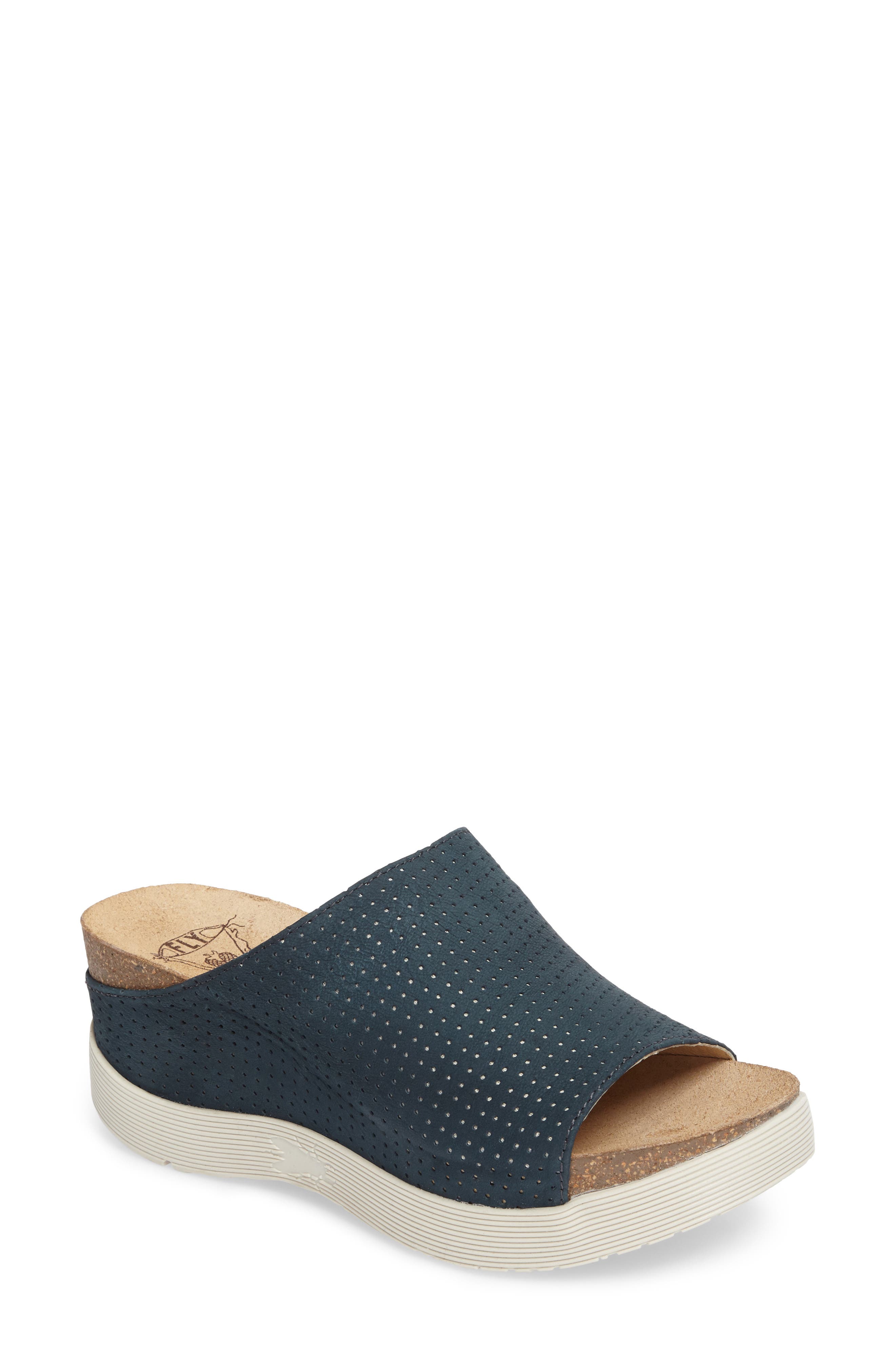 Fly London Whin Platform Sandal - Blue
