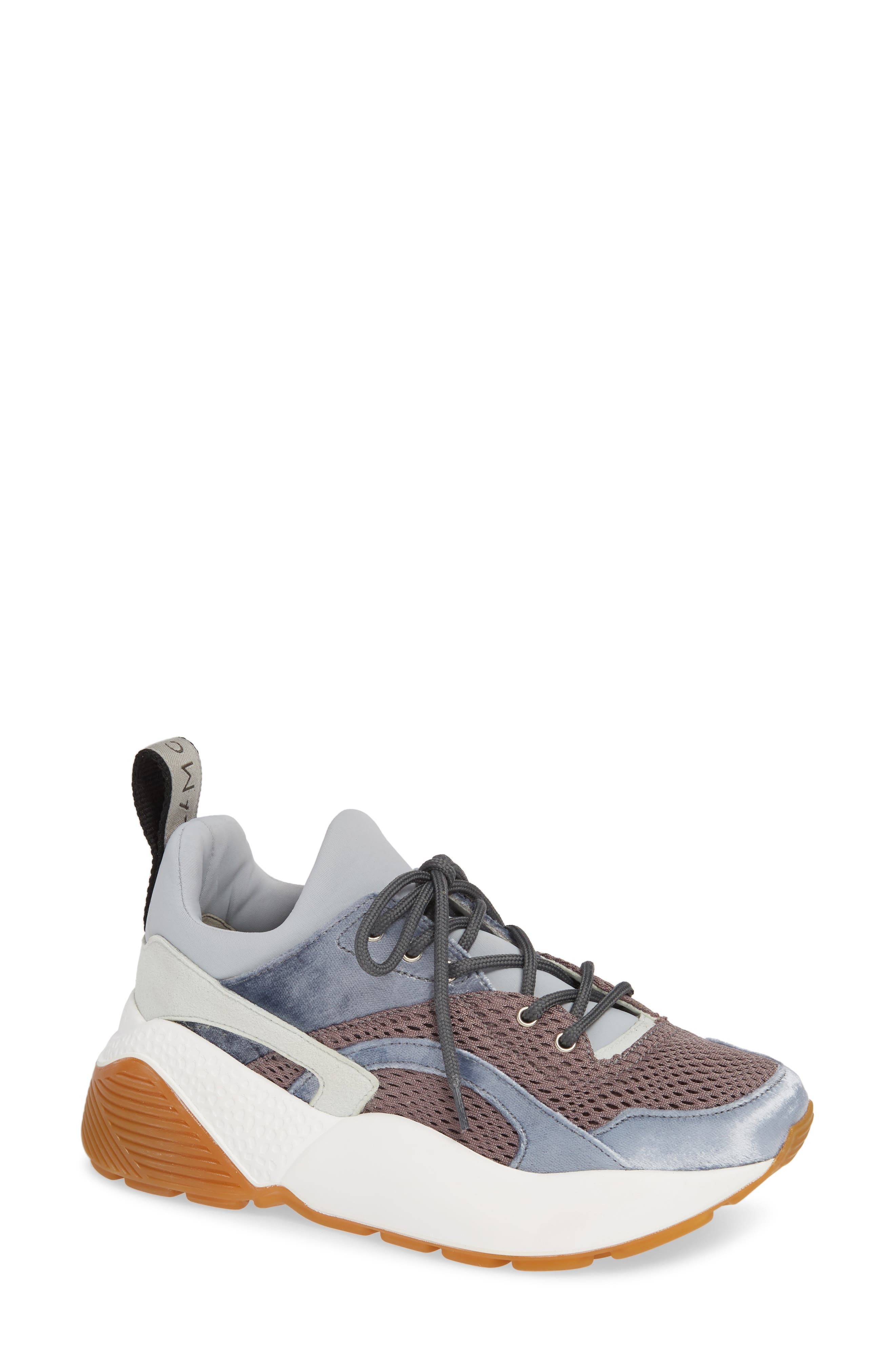 Stella Mccartney Eclypse Lace-Up Sneaker, Grey