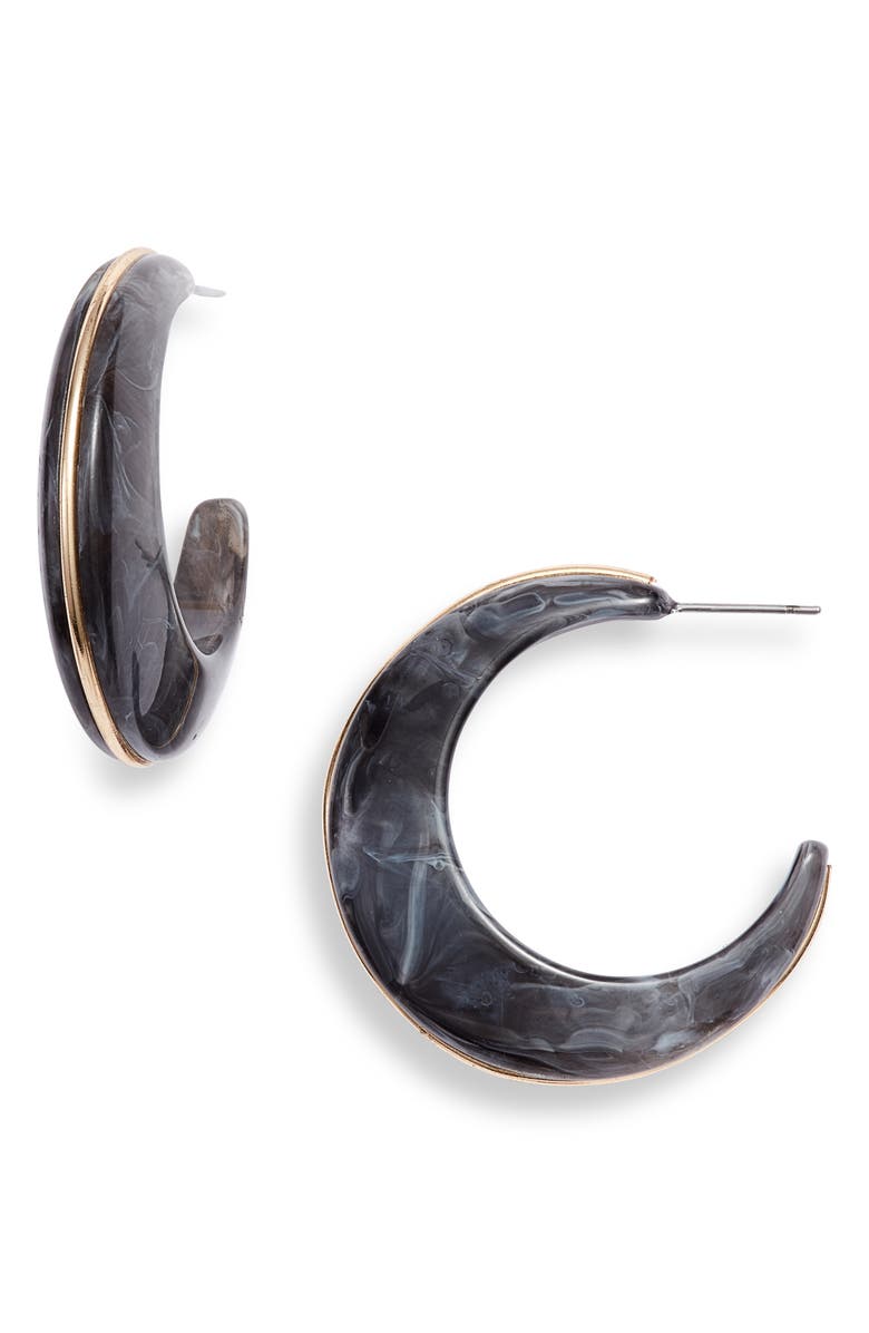 Halogen® Resin Hoop Earrings | Nordstrom