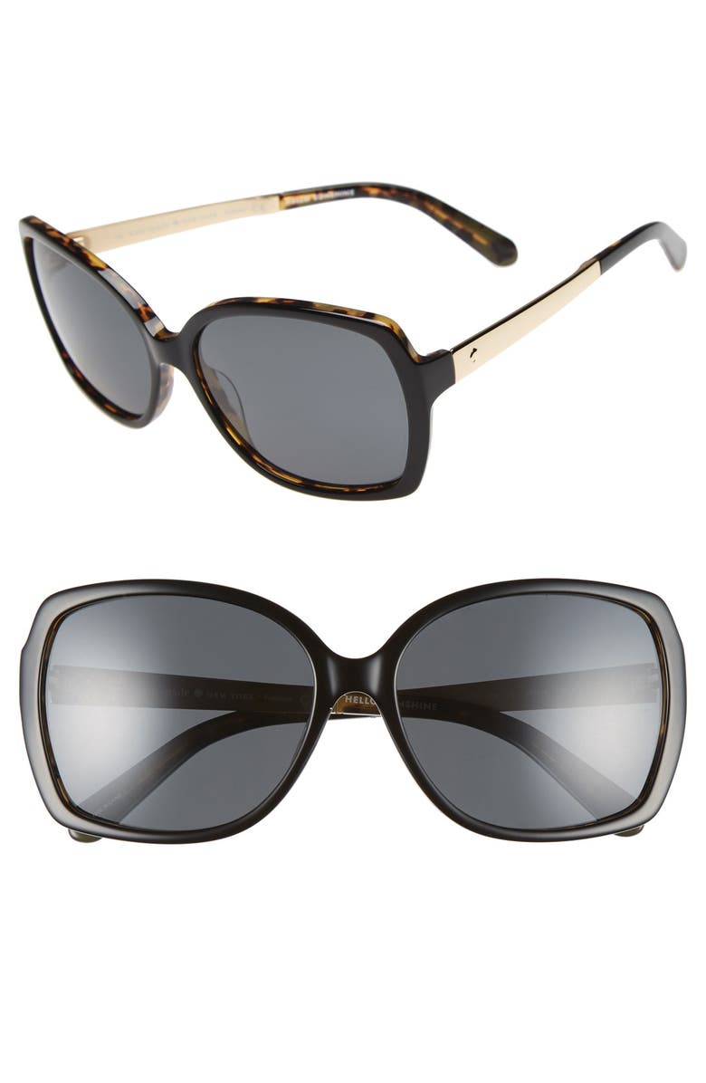 kate spade new york 'darilynn' 58mm polarized sunglasses | Nordstrom