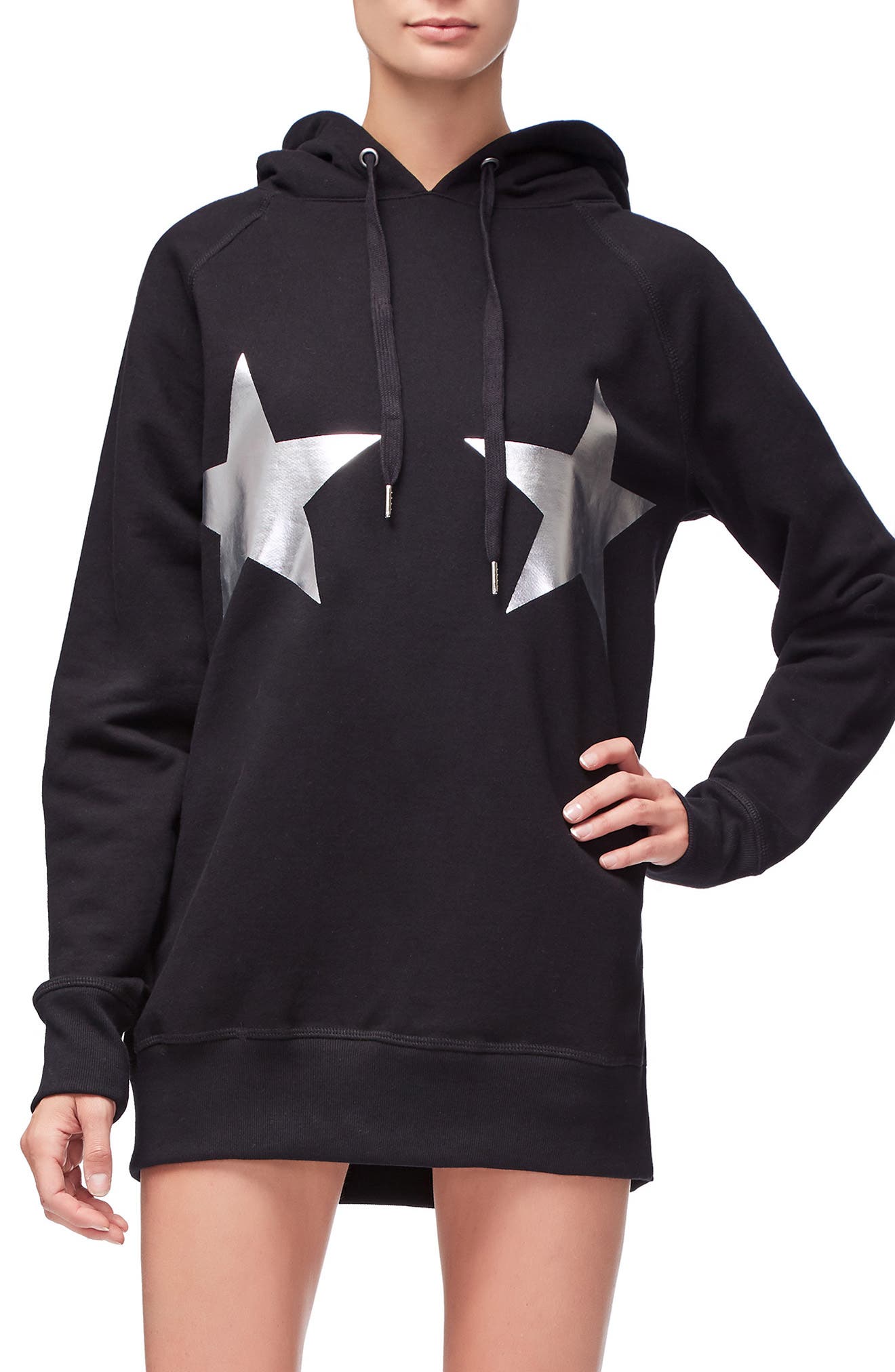 Good American Goodies Stars & Stripes Hoodie, /1 - Black