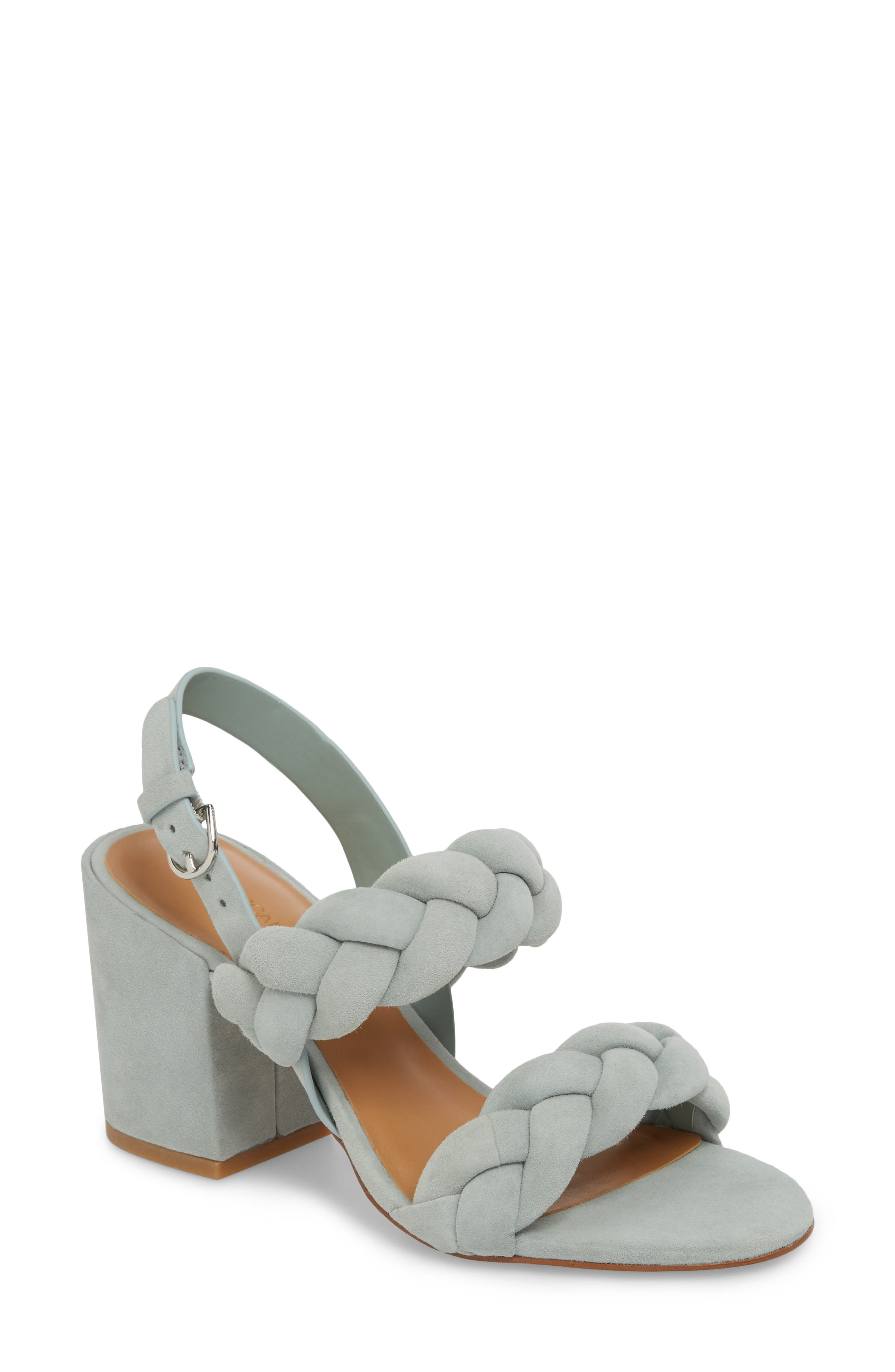 Rebecca Minkoff Candance Block Heel Sandal, Green