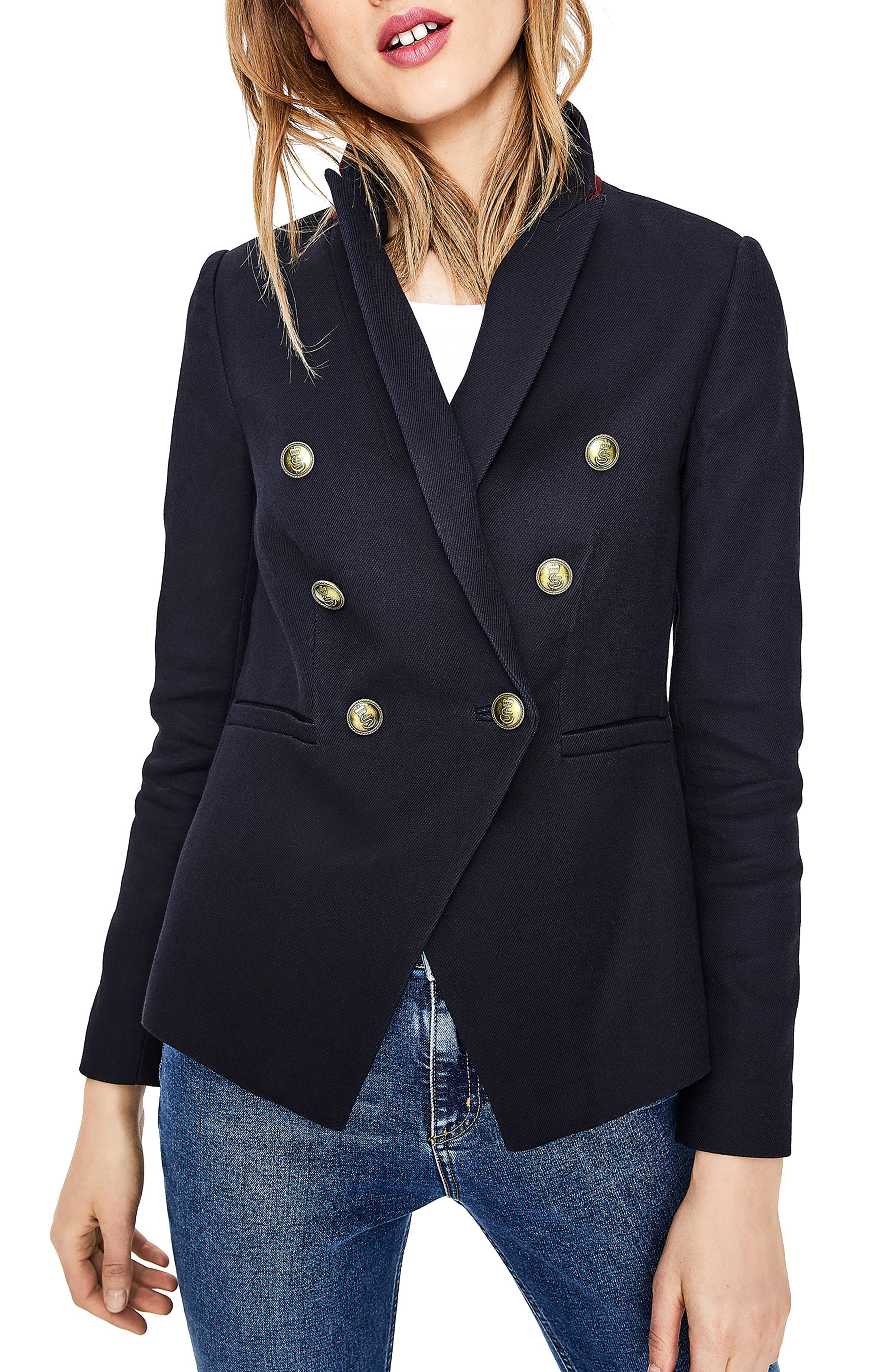 Boden Double Breasted Blazer Nordstrom