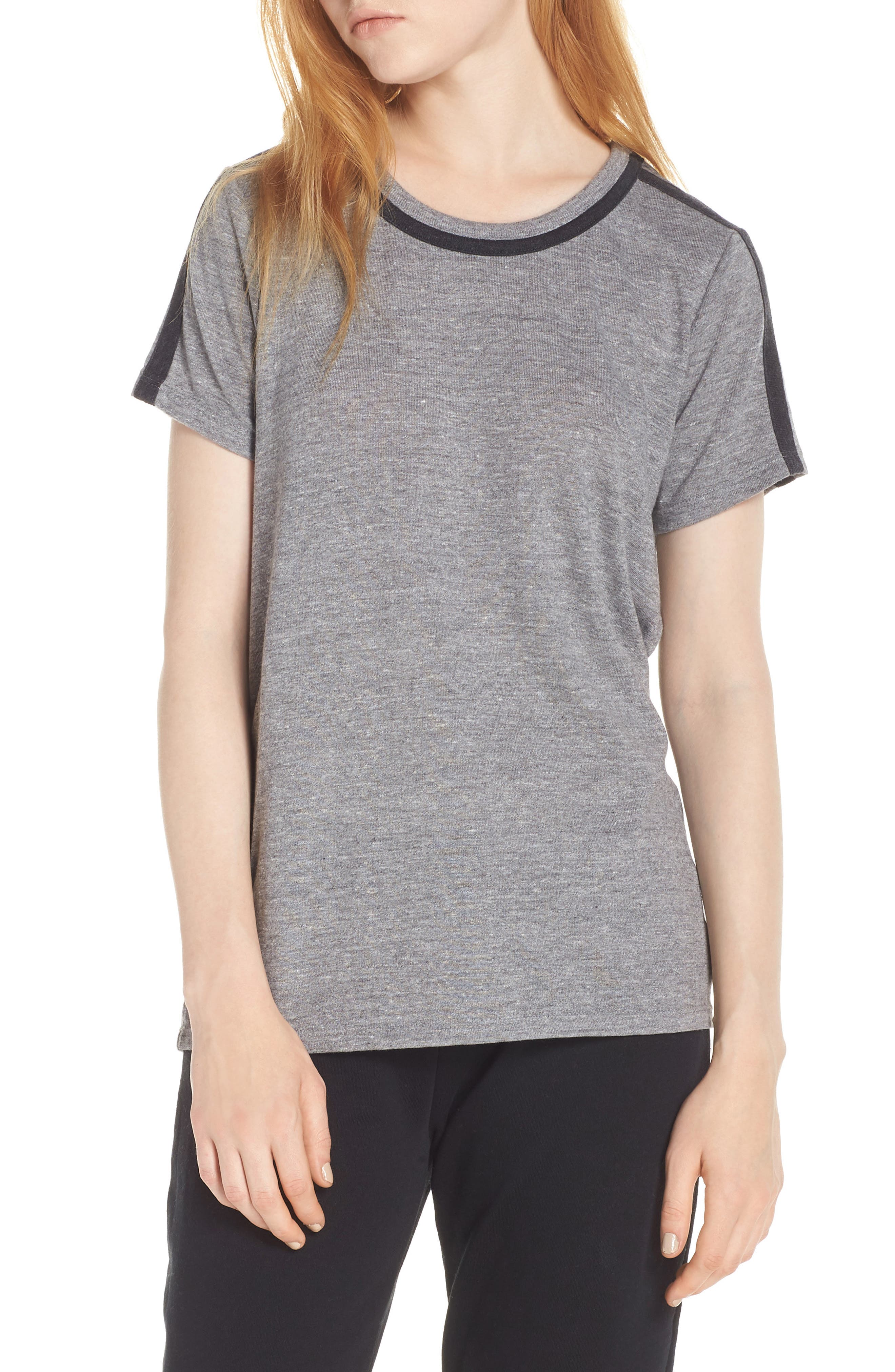 Chaser Contrast Binding Tee, Grey