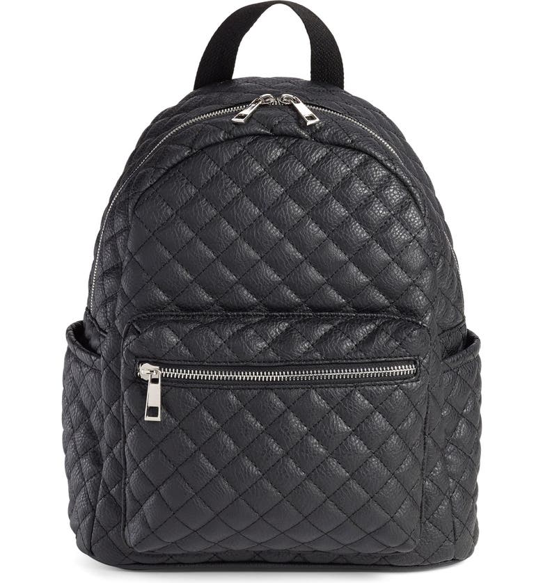 Amici Accessories Faux Leather Quilted Backpack | Nordstrom