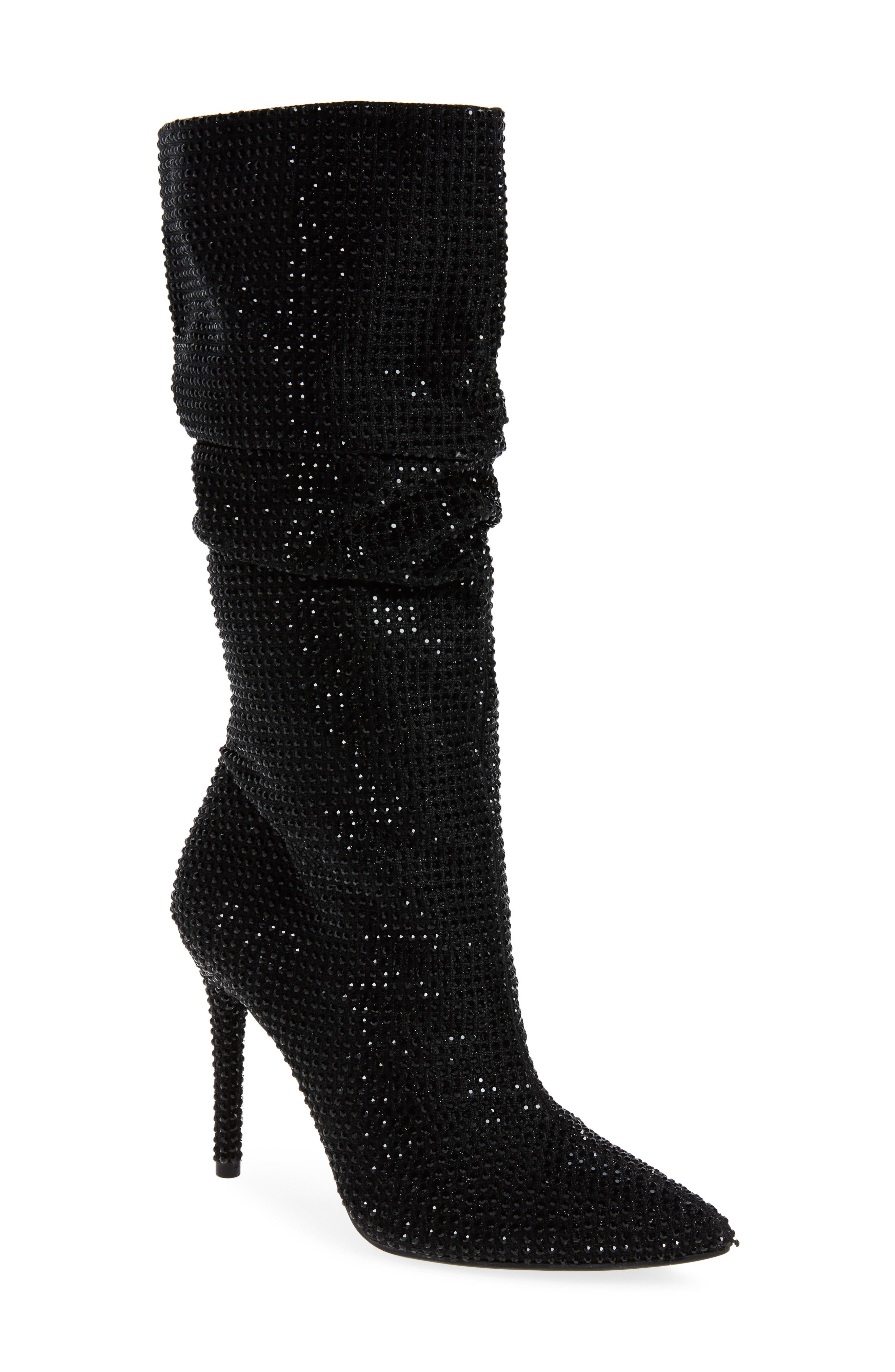 Jessica Simpson Layzer Embellished Slouch Boot, Black