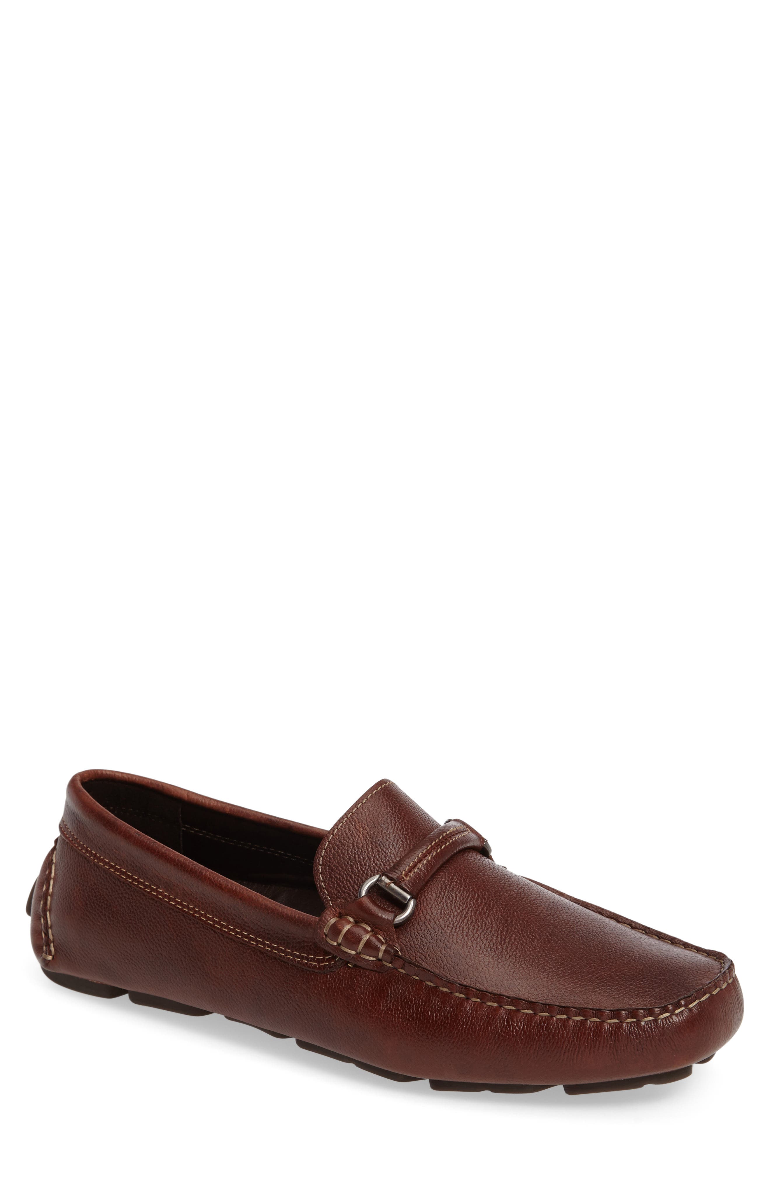 Johnston & Murphy Gibson Bit Driving Loafer, Brown