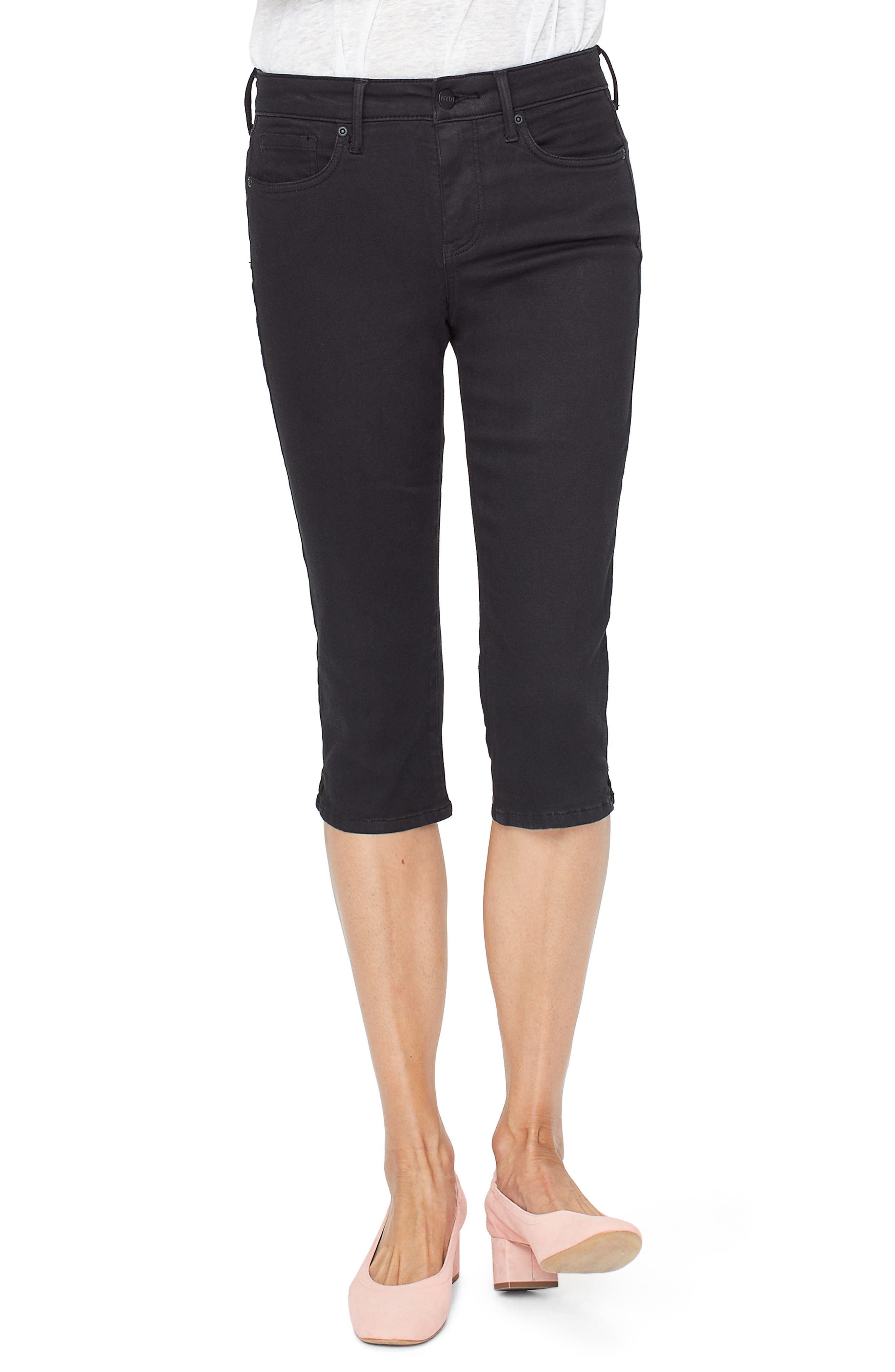 Nydj Capri Skinny Jeans, Black