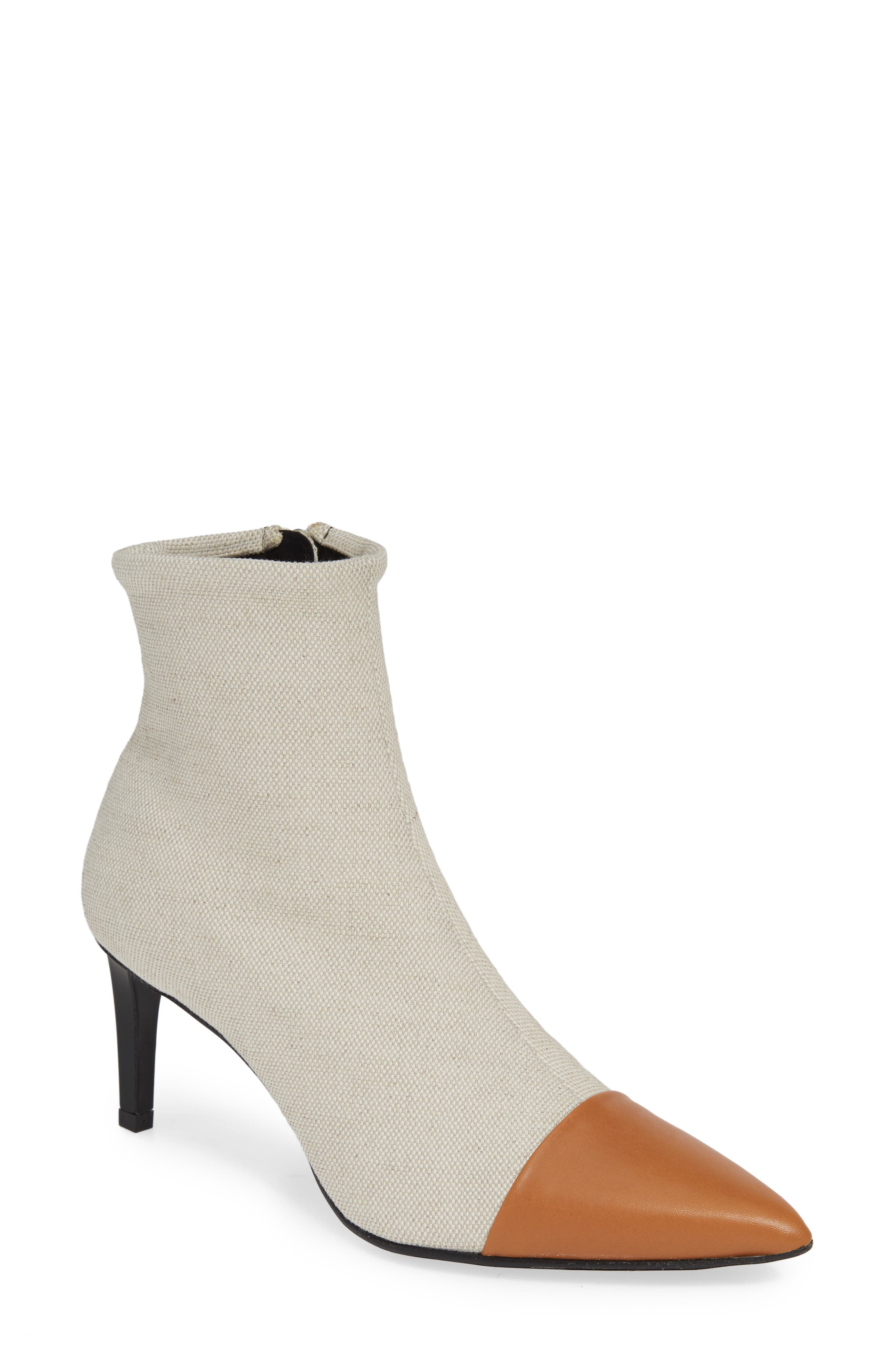 Rag & Bone Beha Pointy Toe Bootie - Ivory