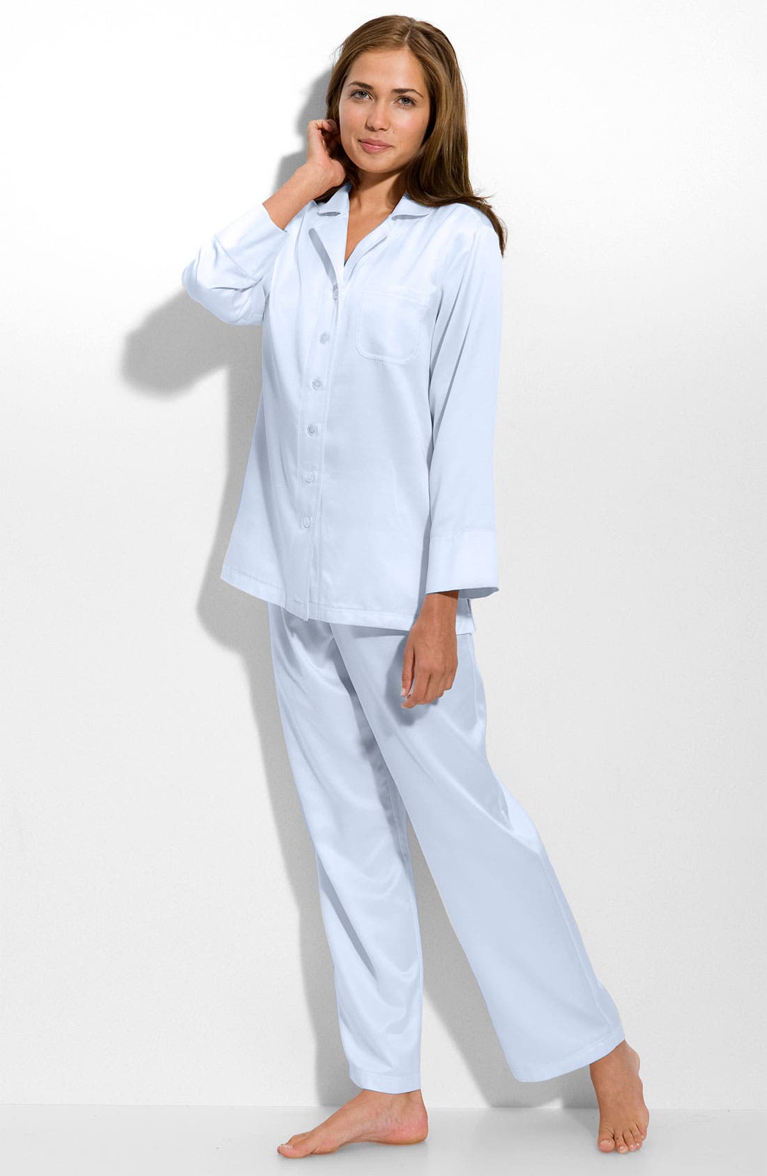 Carole Hochman Brushed Back Satin Pajamas Nordstrom