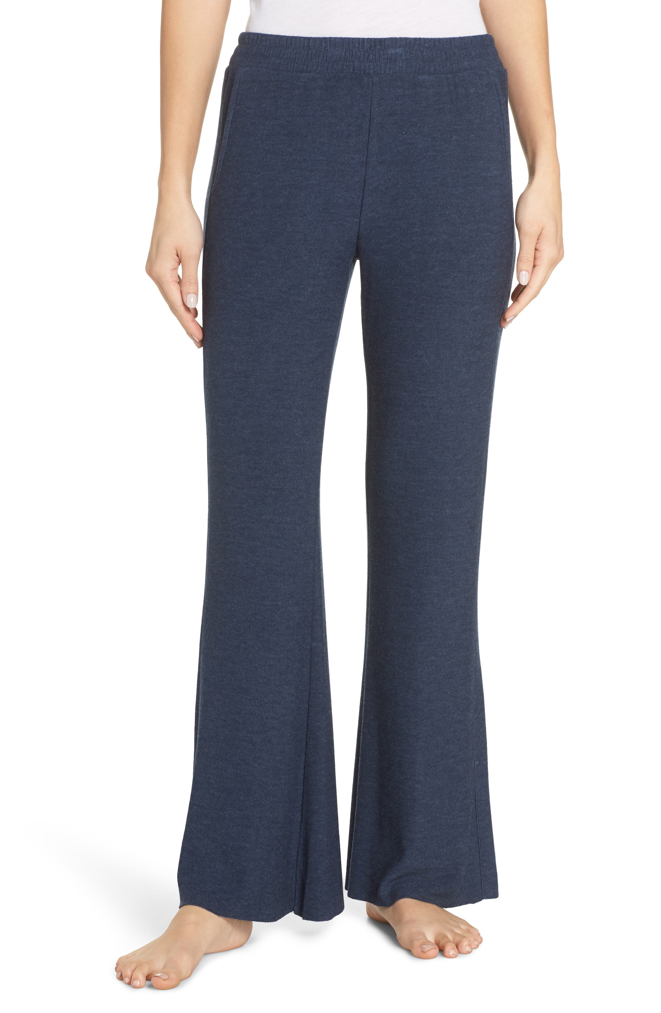 Chaser Wide Leg Pajama Pants, Blue