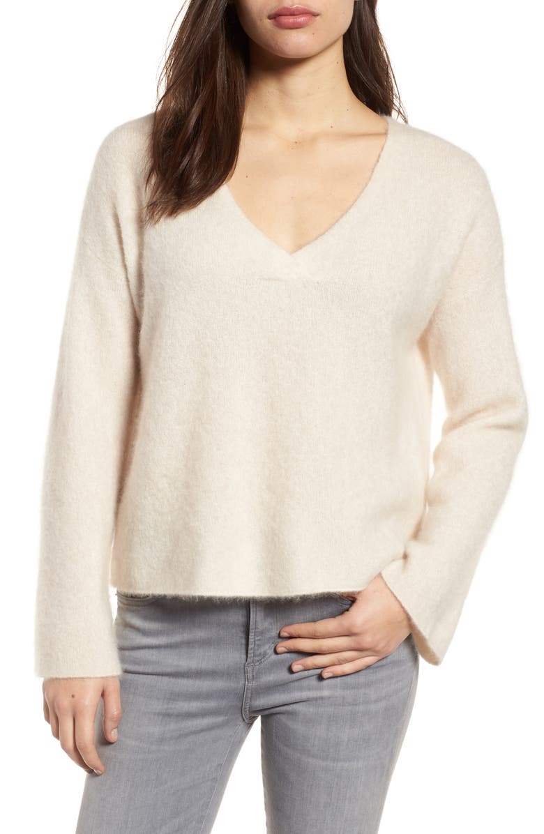 Eileen Fisher Boxy Cashmere Blend Sweater | Nordstrom
