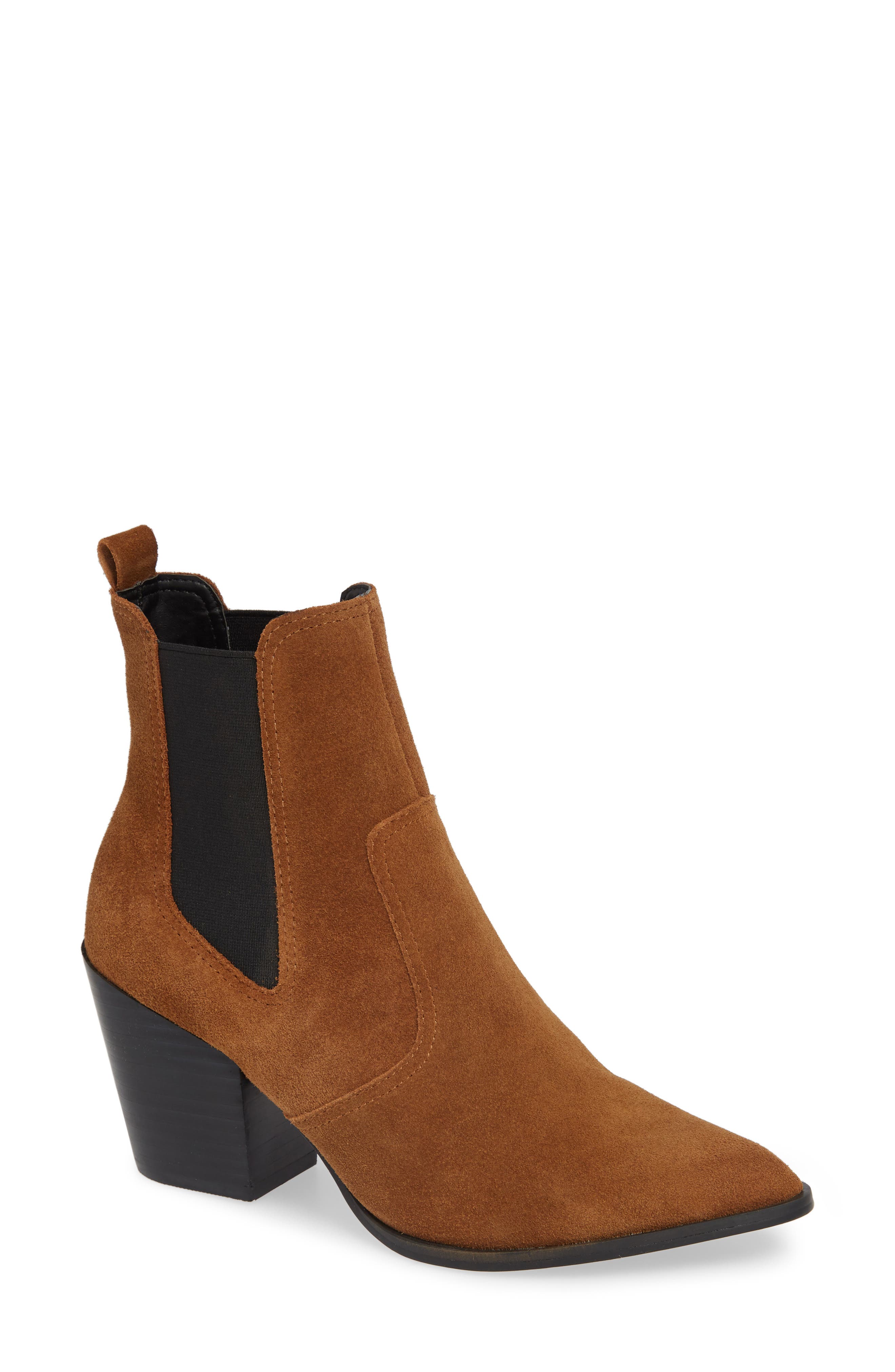 Steve Madden Patricia Chelsea Bootie, Brown
