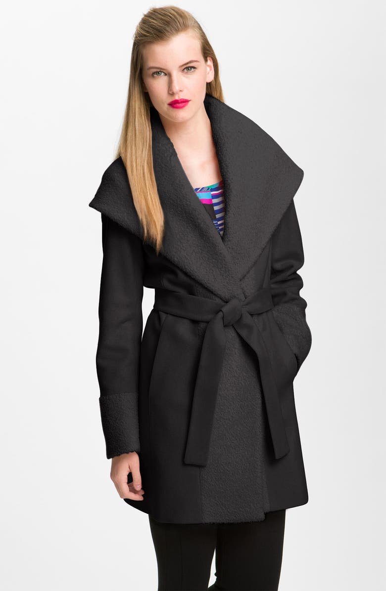 Trina Turk Wool & Alpaca Blend Wrap Coat | Nordstrom