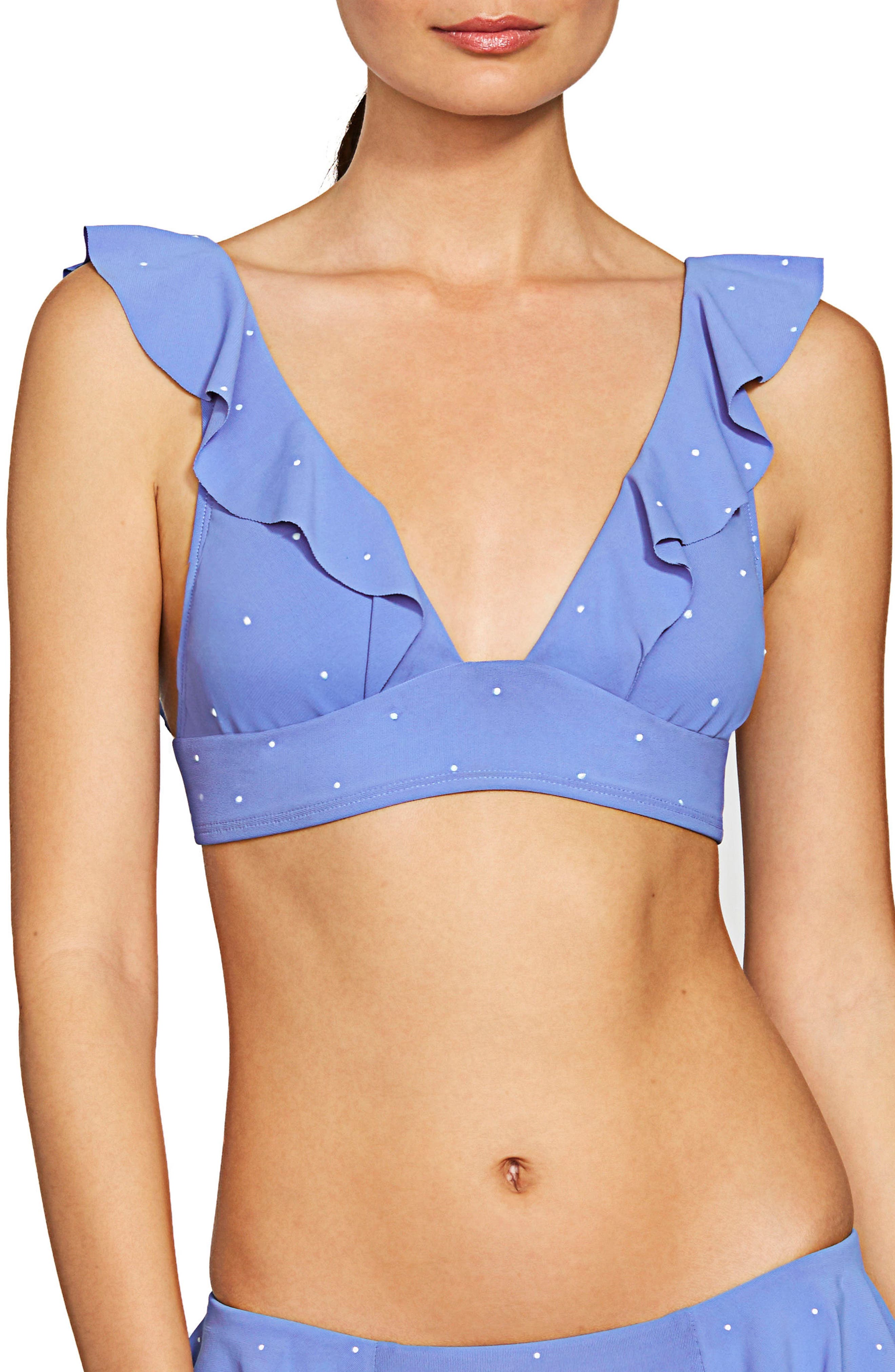 Robin Piccone Jennie Ruffle Bikini Top