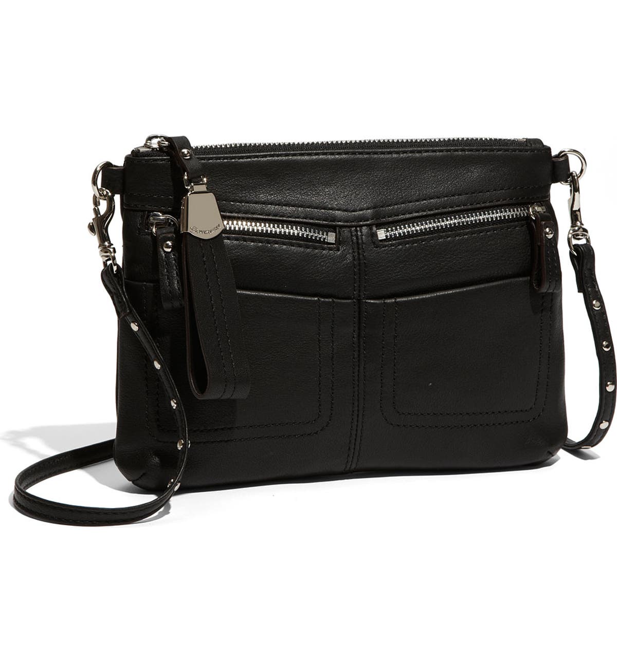 B Makowsky Ollie Textured Leather Crossbody Bag Nordstrom