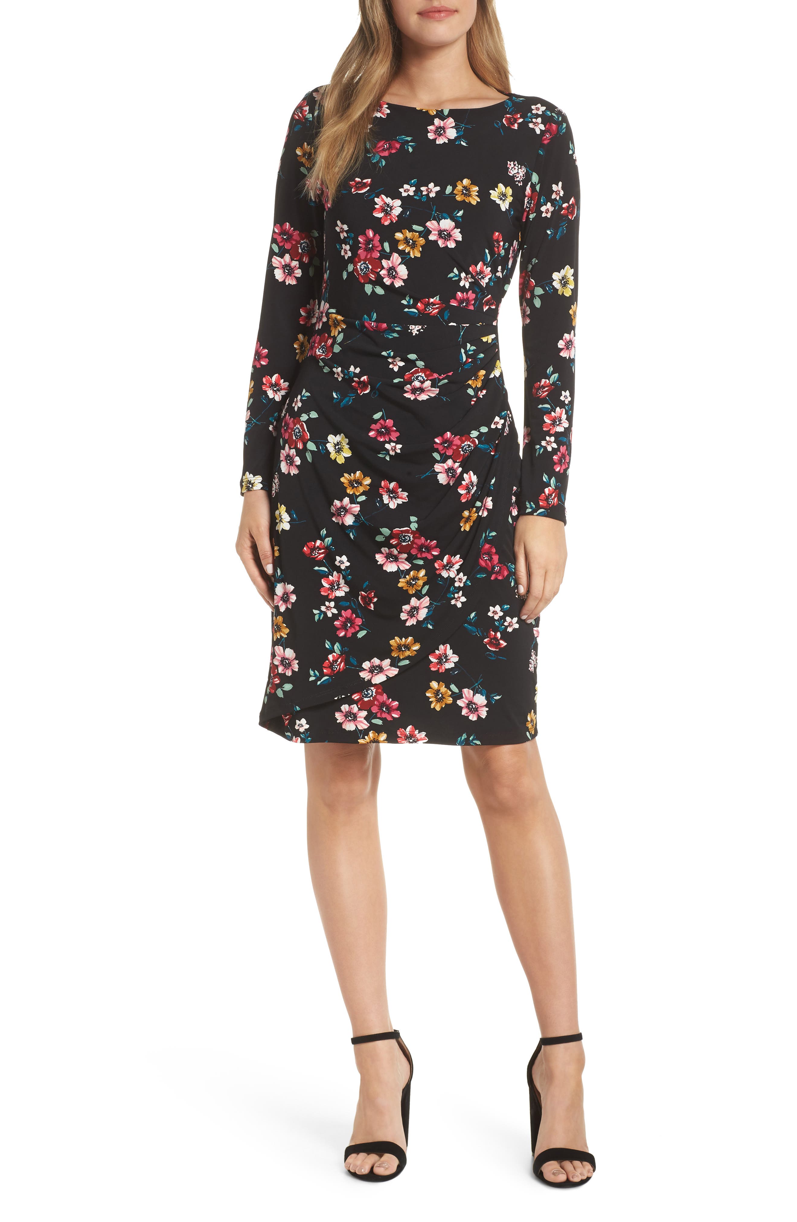 Eliza J Floral Sheath Dress