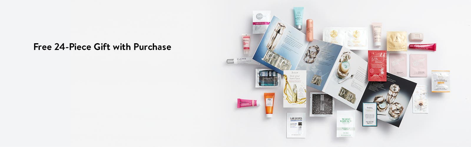 Free 24 Piece Gift With Your 125 Skin Care Purchase