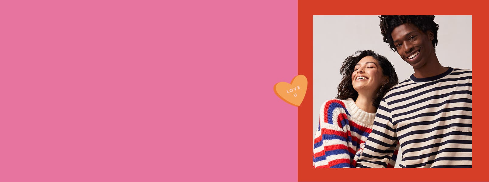 The Best Gifts for Every Love on Your List: a couple holding hands and wearing striped long-sleeve shirts.