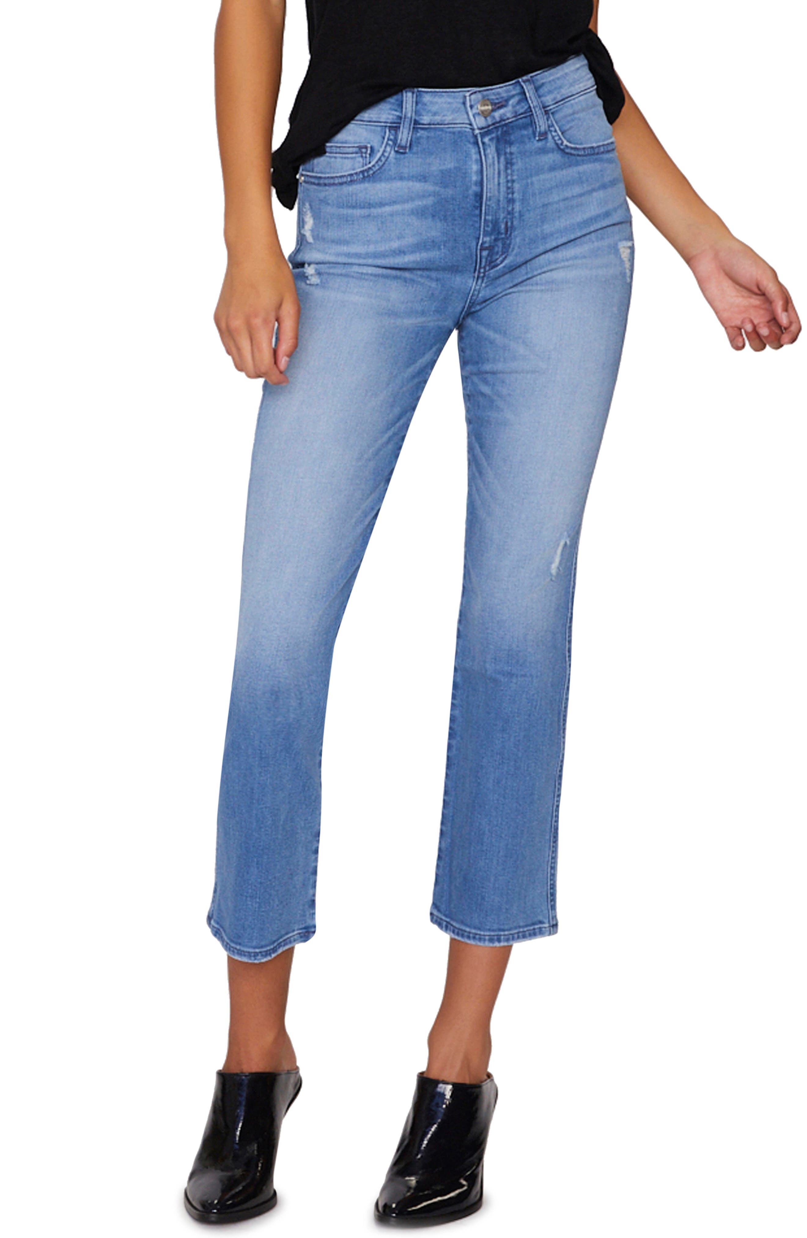 Sanctuary Jeans MODERN STANDARD CROP STRAIGHT LEG JEANS
