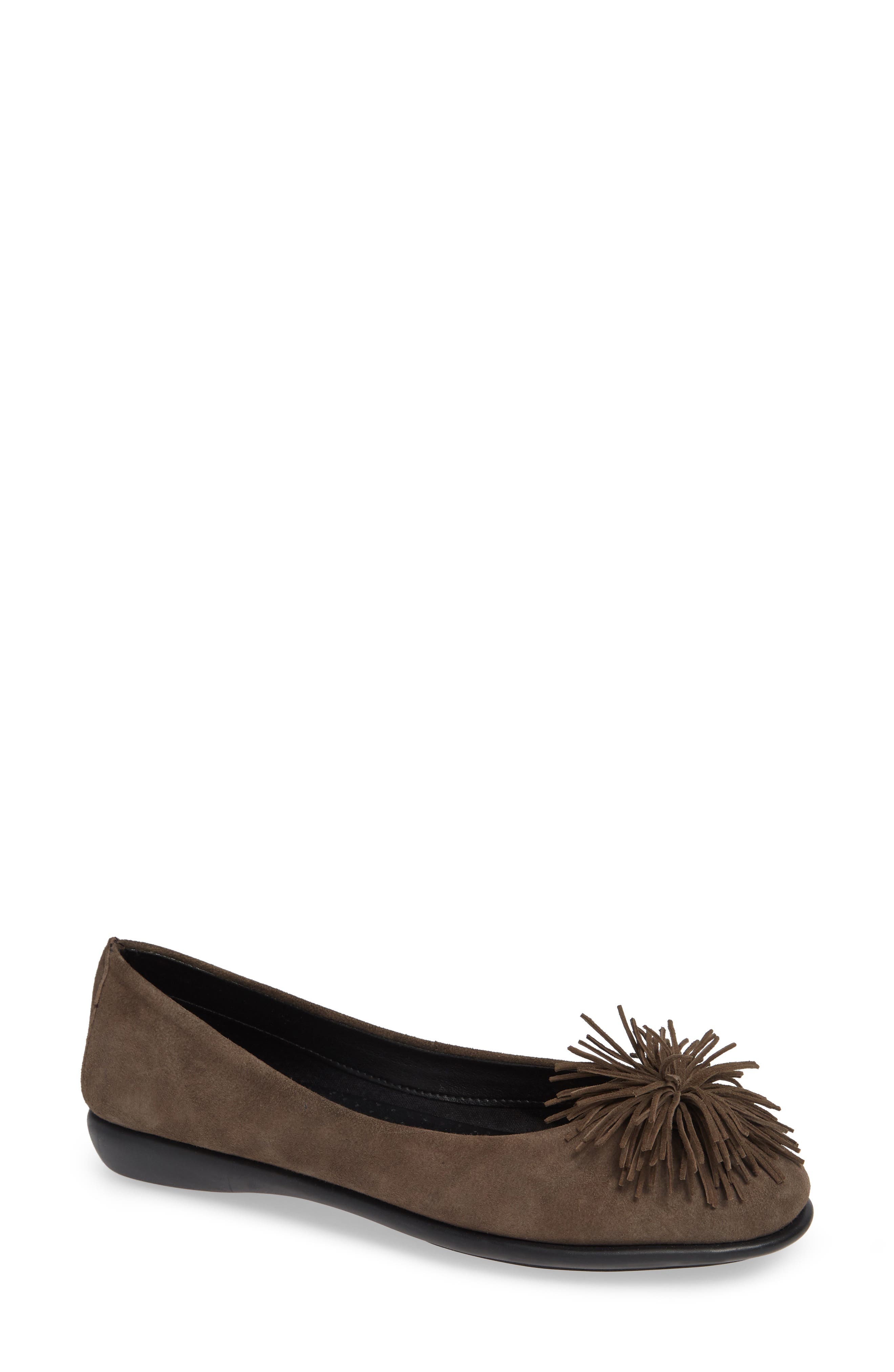 The Flexx Pompom Flat, Brown