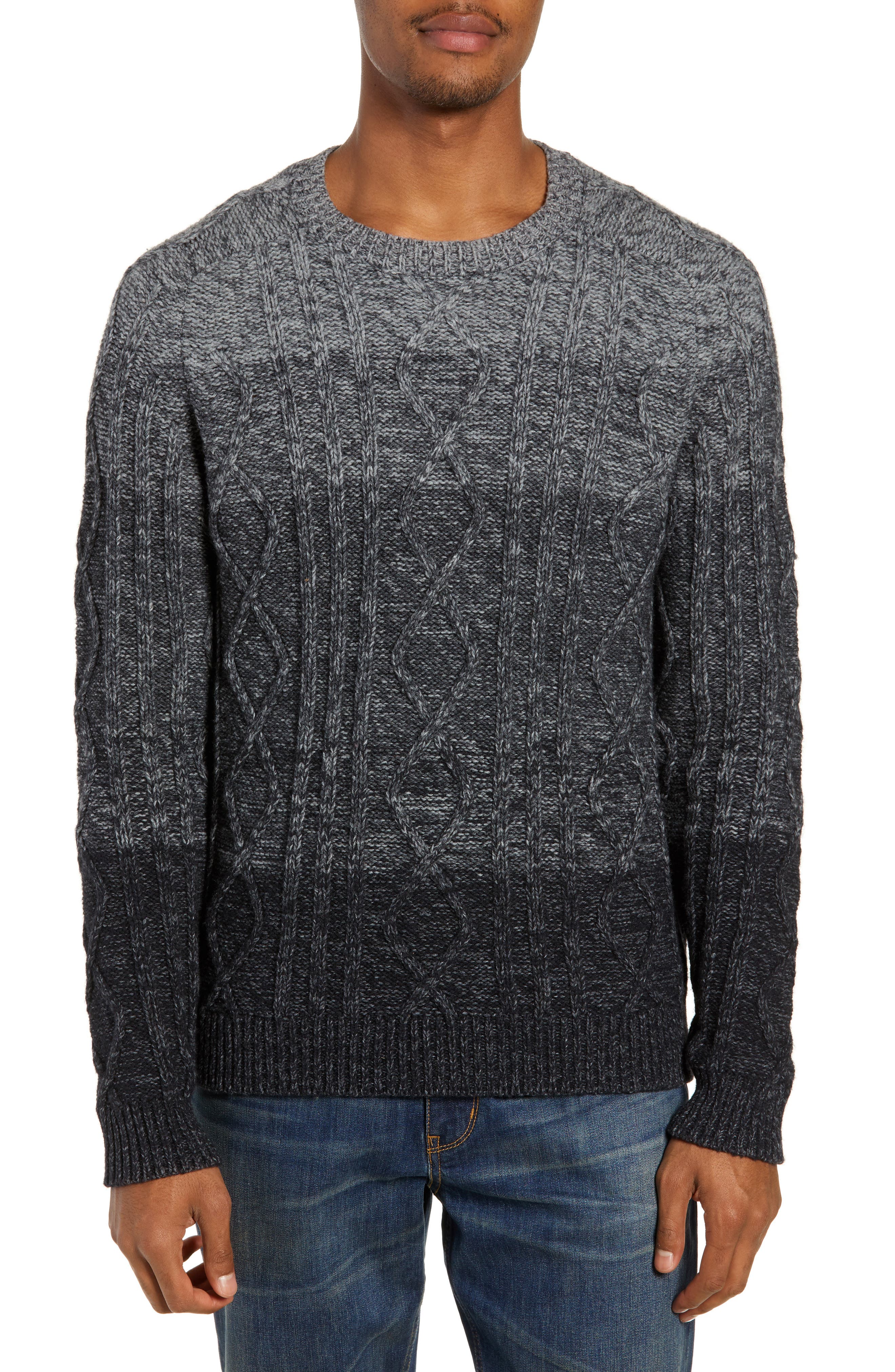 Life/after/denim Voyager Regular Fit Colorblock Sweater, Grey