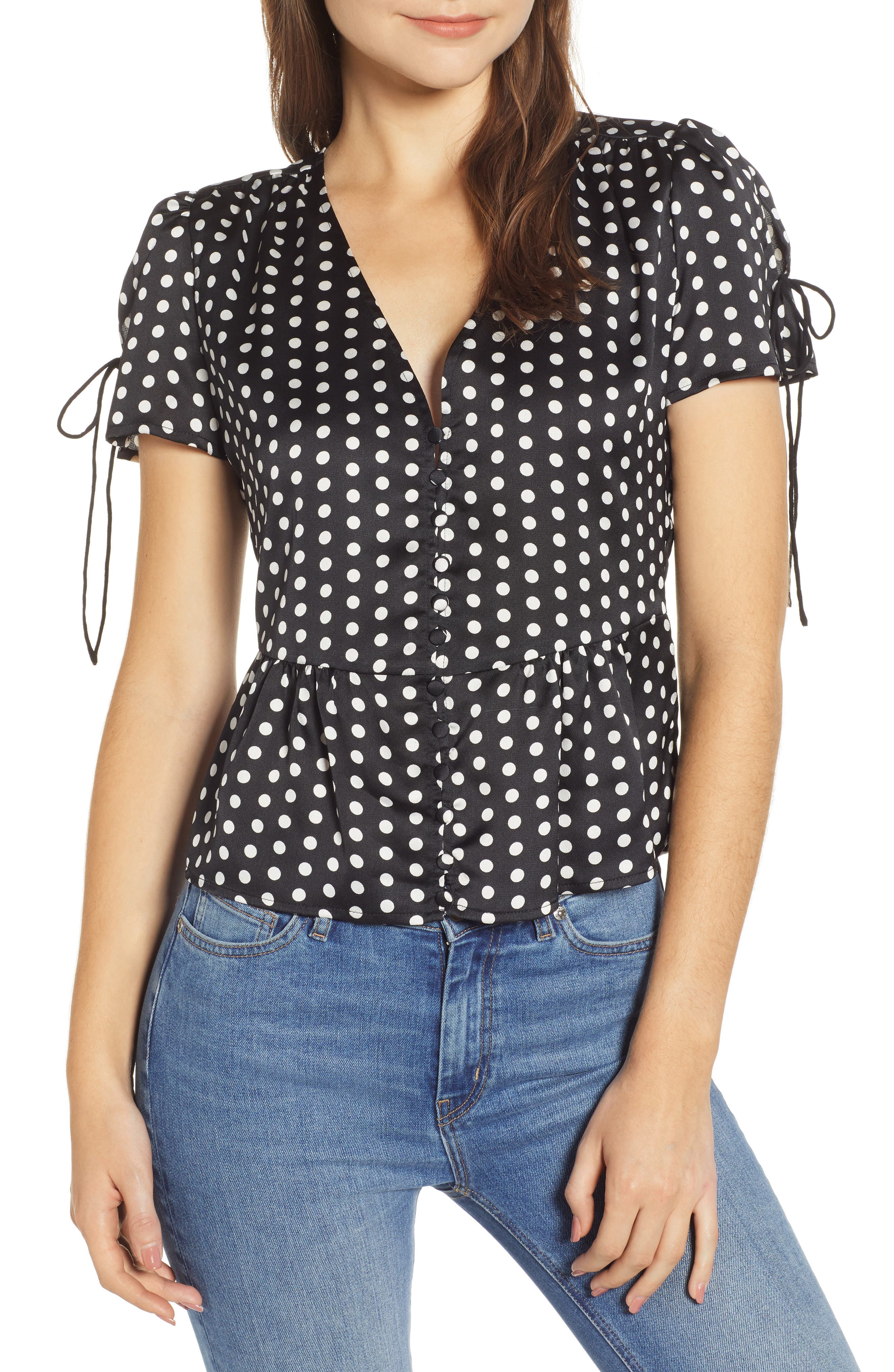 Tallie Polka Dot Top