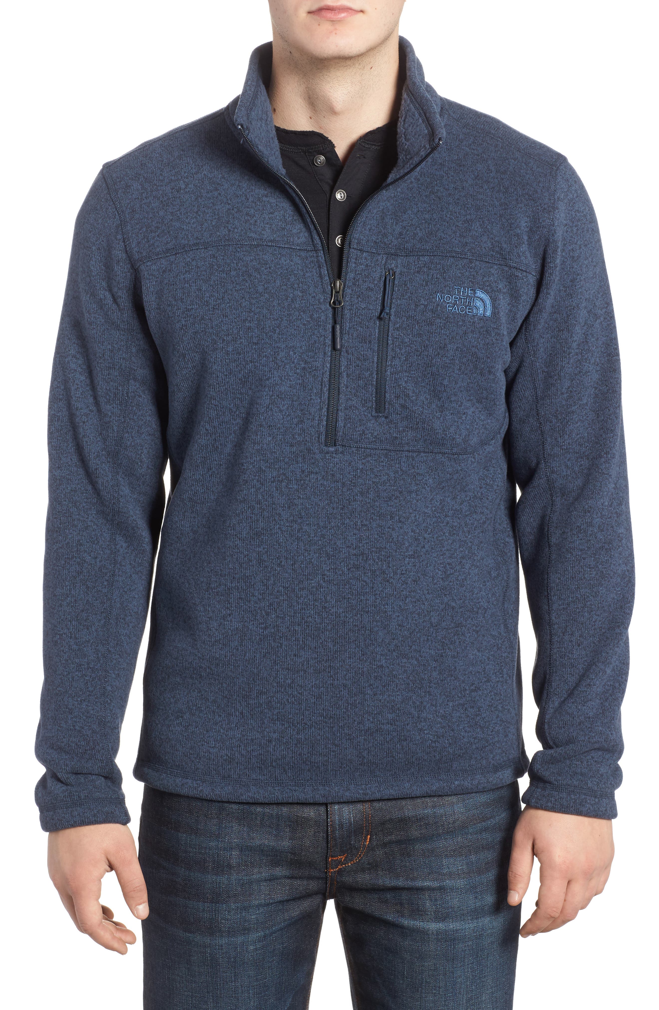 The North Face Gordon Lyons Quarter-Zip Fleece Jacket, Blue