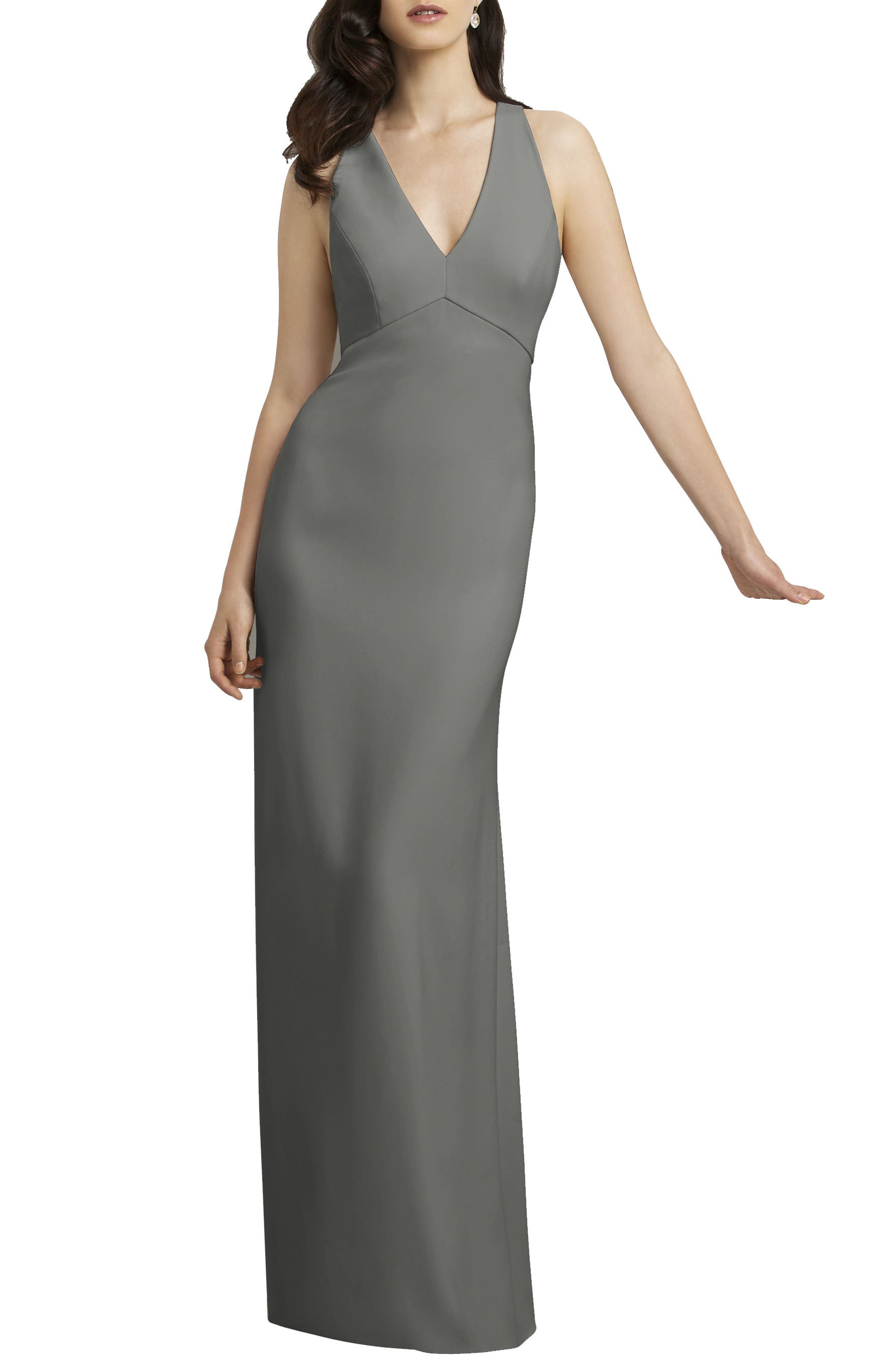Dessy Collection Crepe Gown Nordstrom
