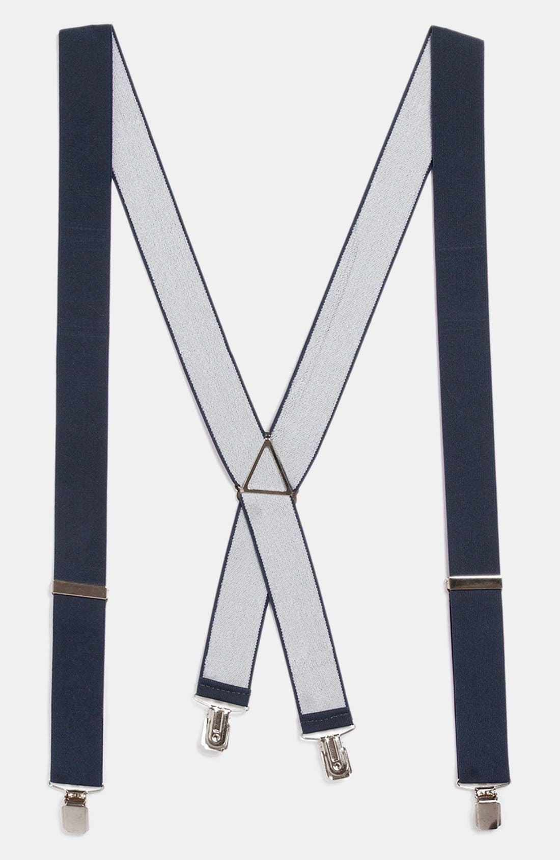 Topman Navy Suspenders Nordstrom