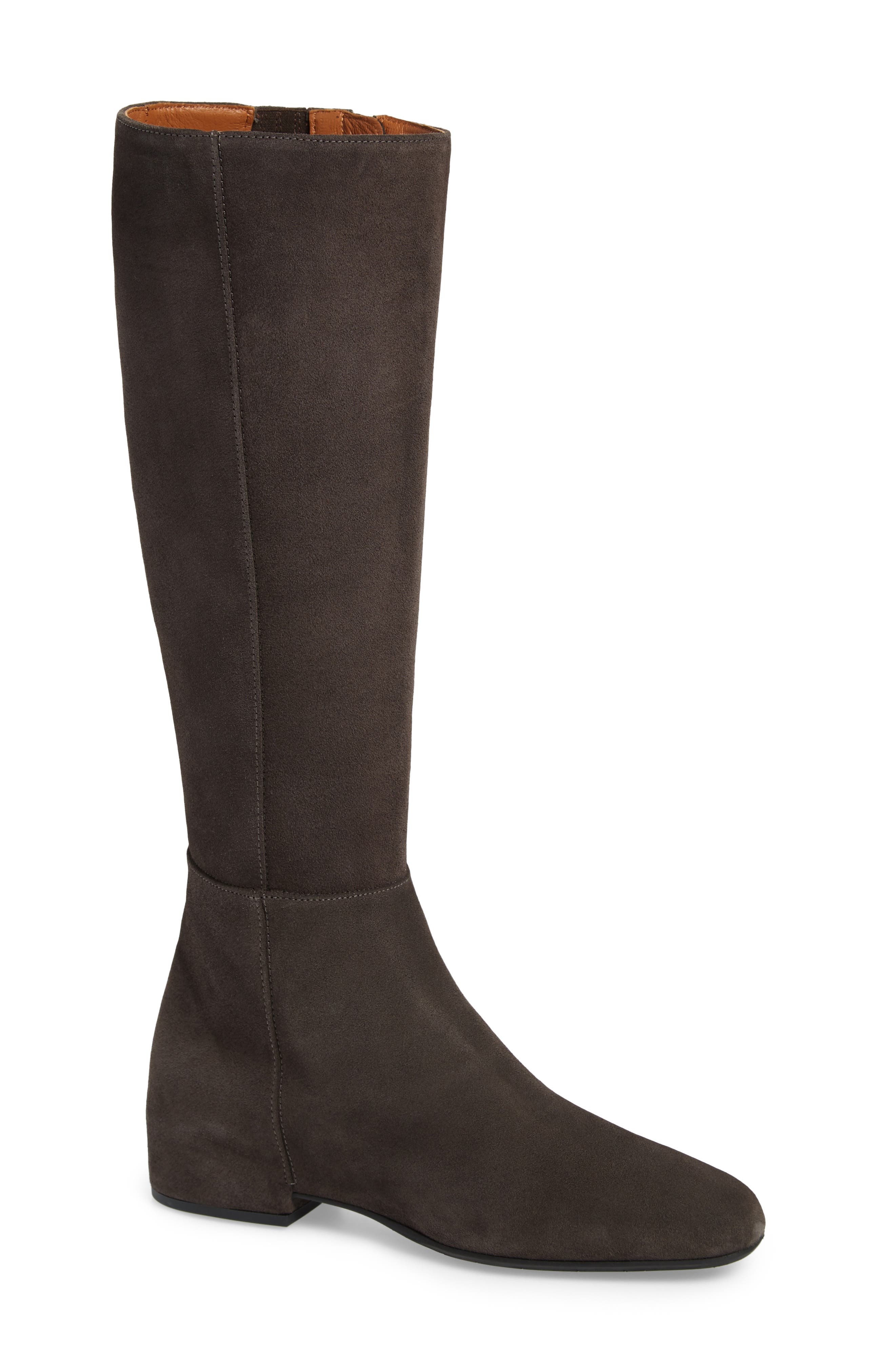 Aquatalia Ursa Water Resistant Riding Boot- Grey