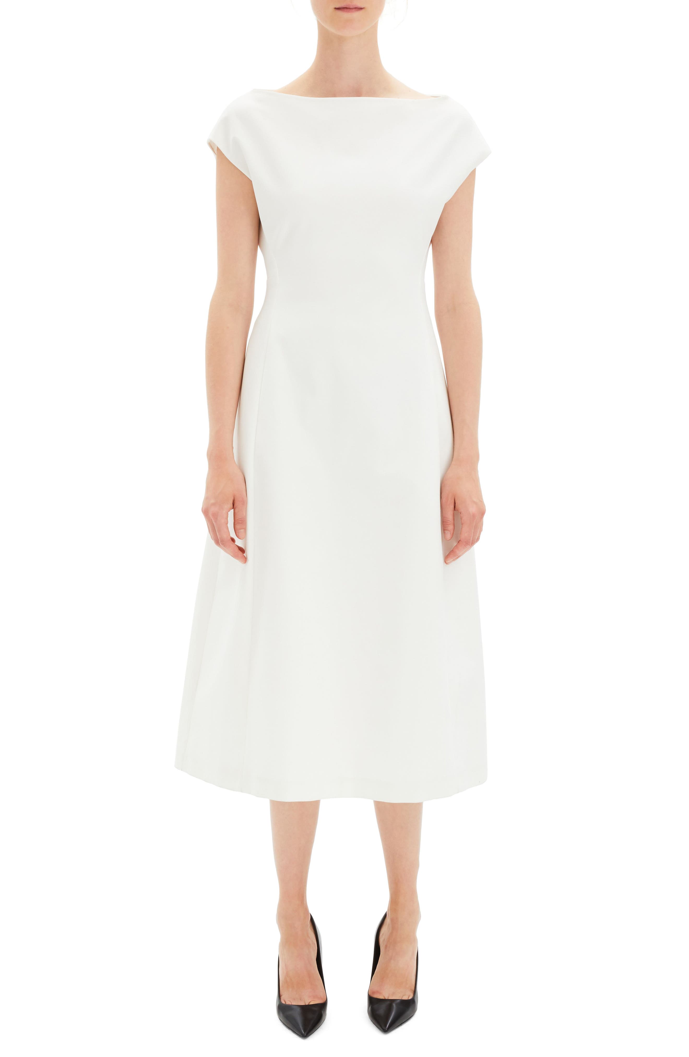 Theory Tulip Dress, White