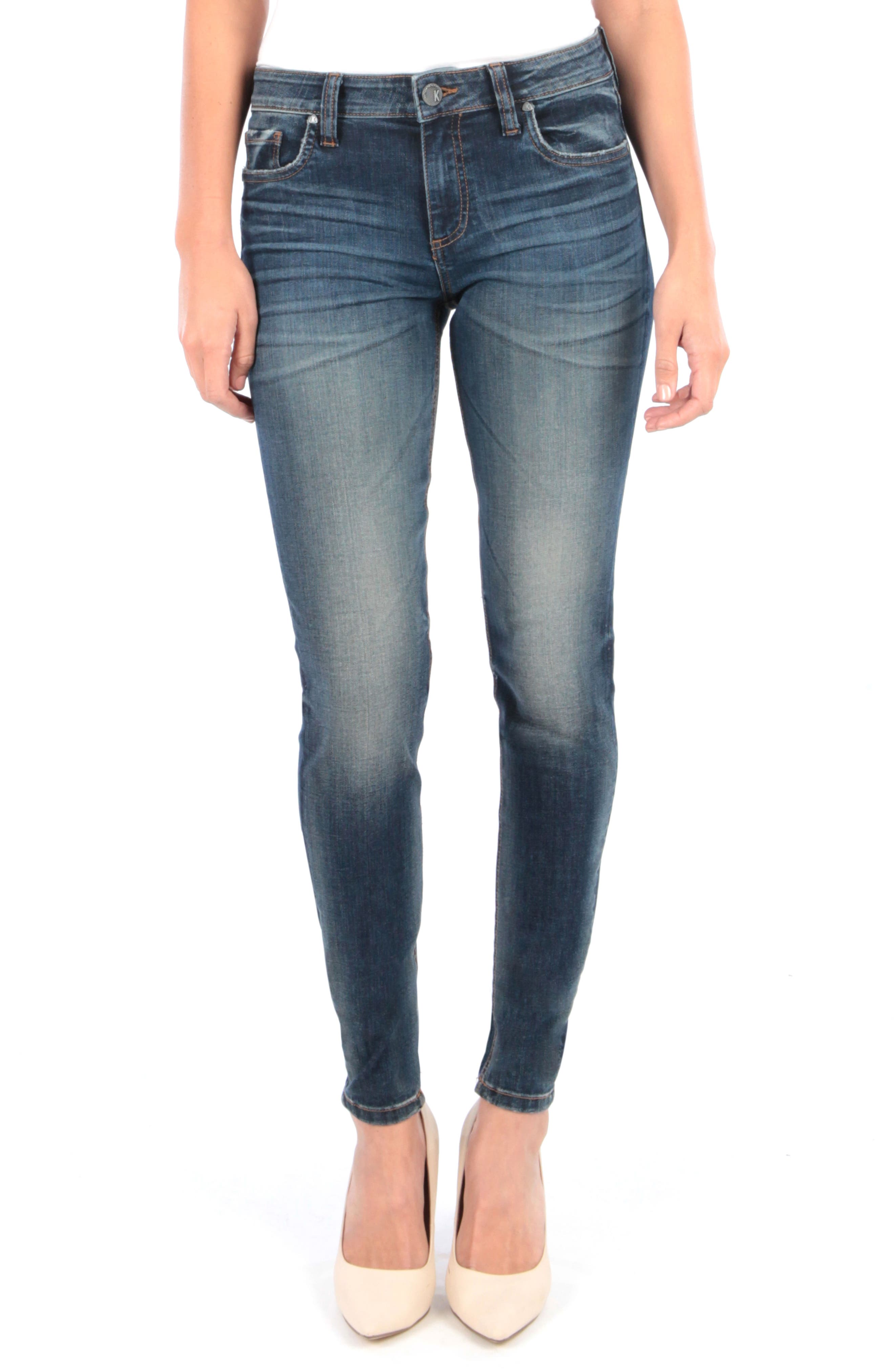 Kut From The Kloth Donna High Waist Skinny Jeans, Blue