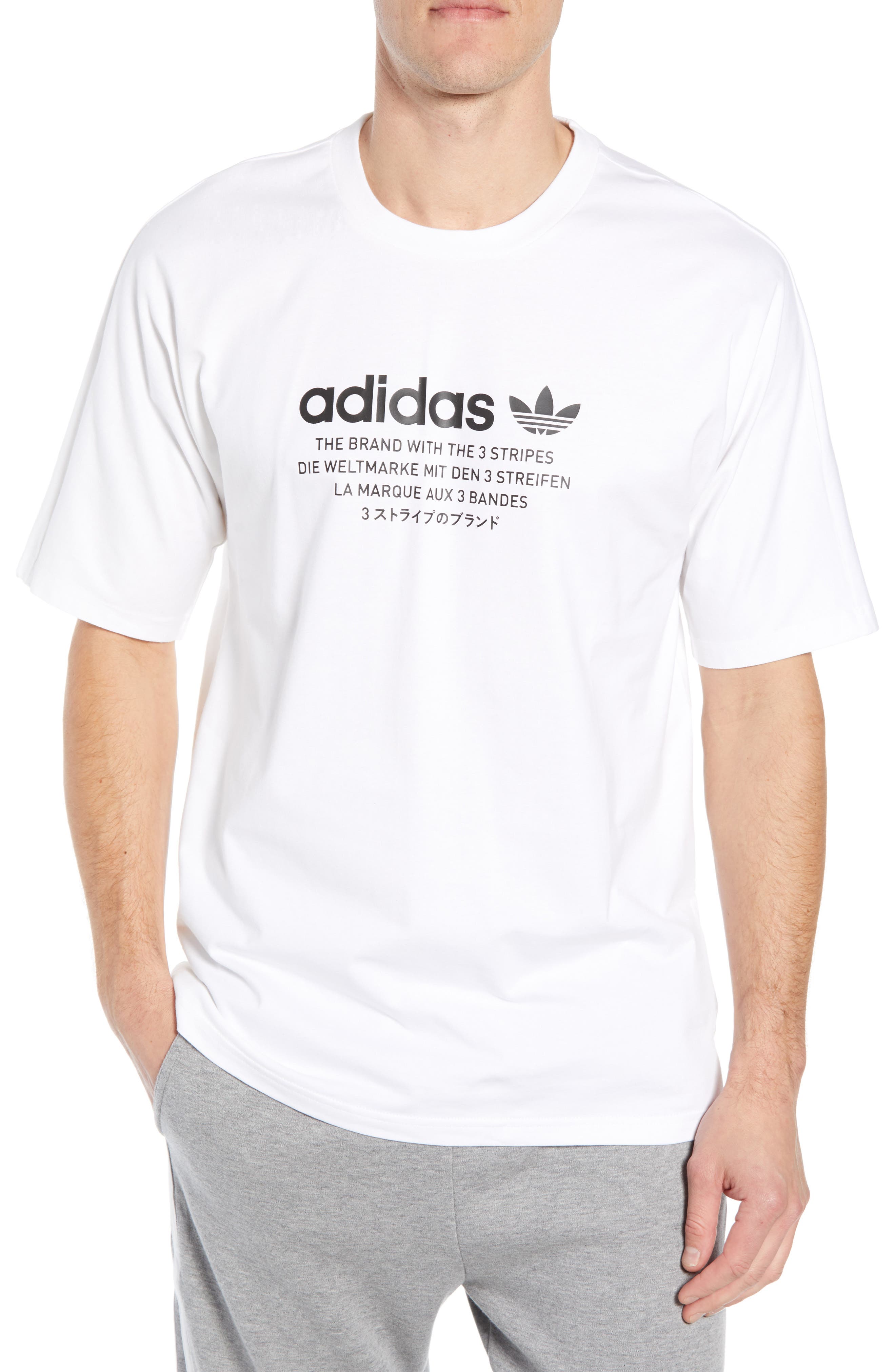 Adidas Originals Nmd Graphic T-Shirt, White