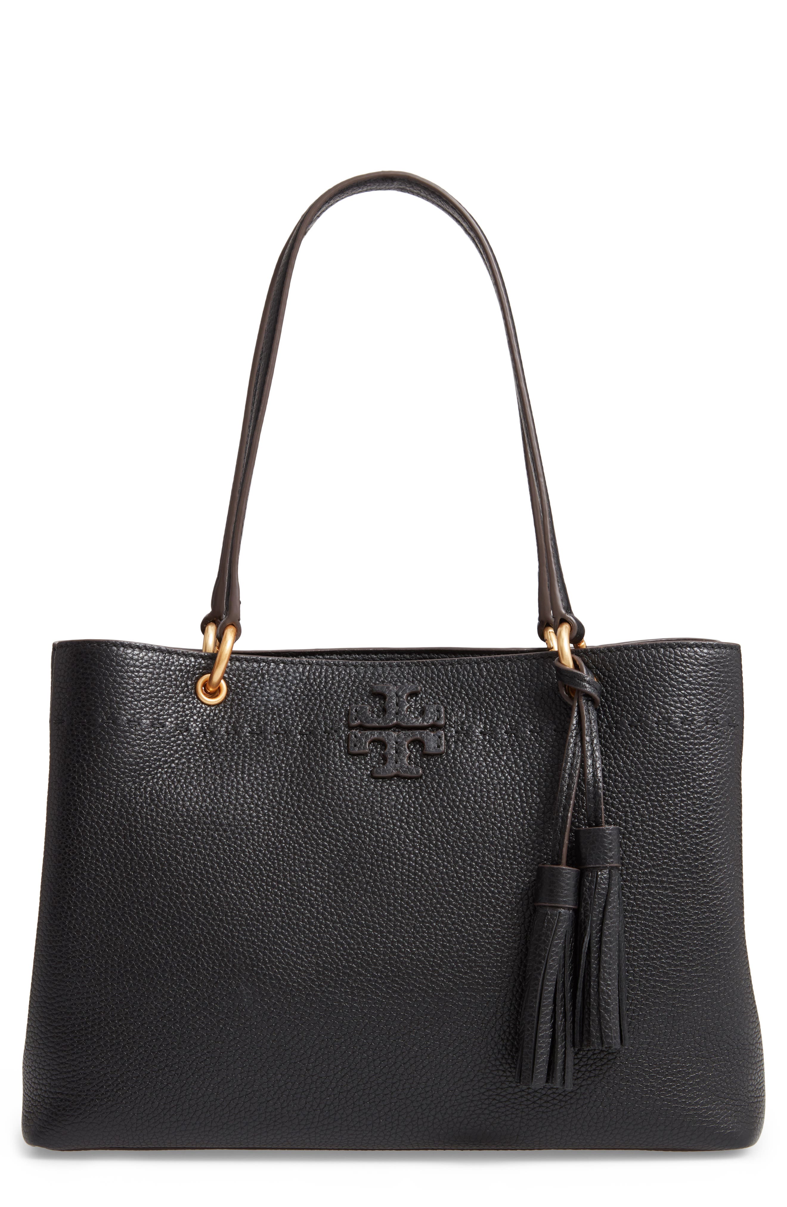 Tory Burch McGraw Triple Compartment Leather Satchel Nordstrom