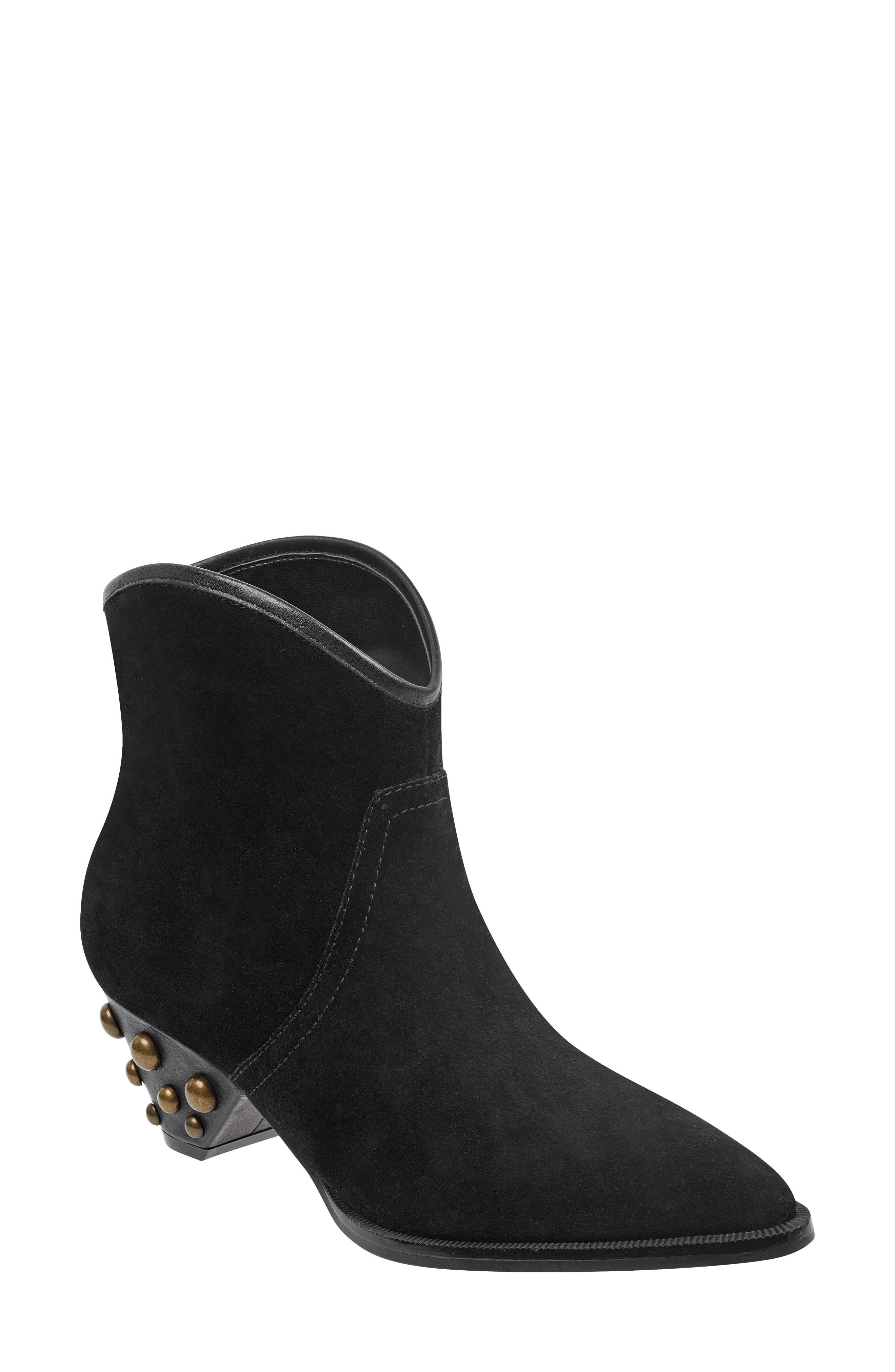 Marc Fisher Ltd Rippa Western Bootie, Black