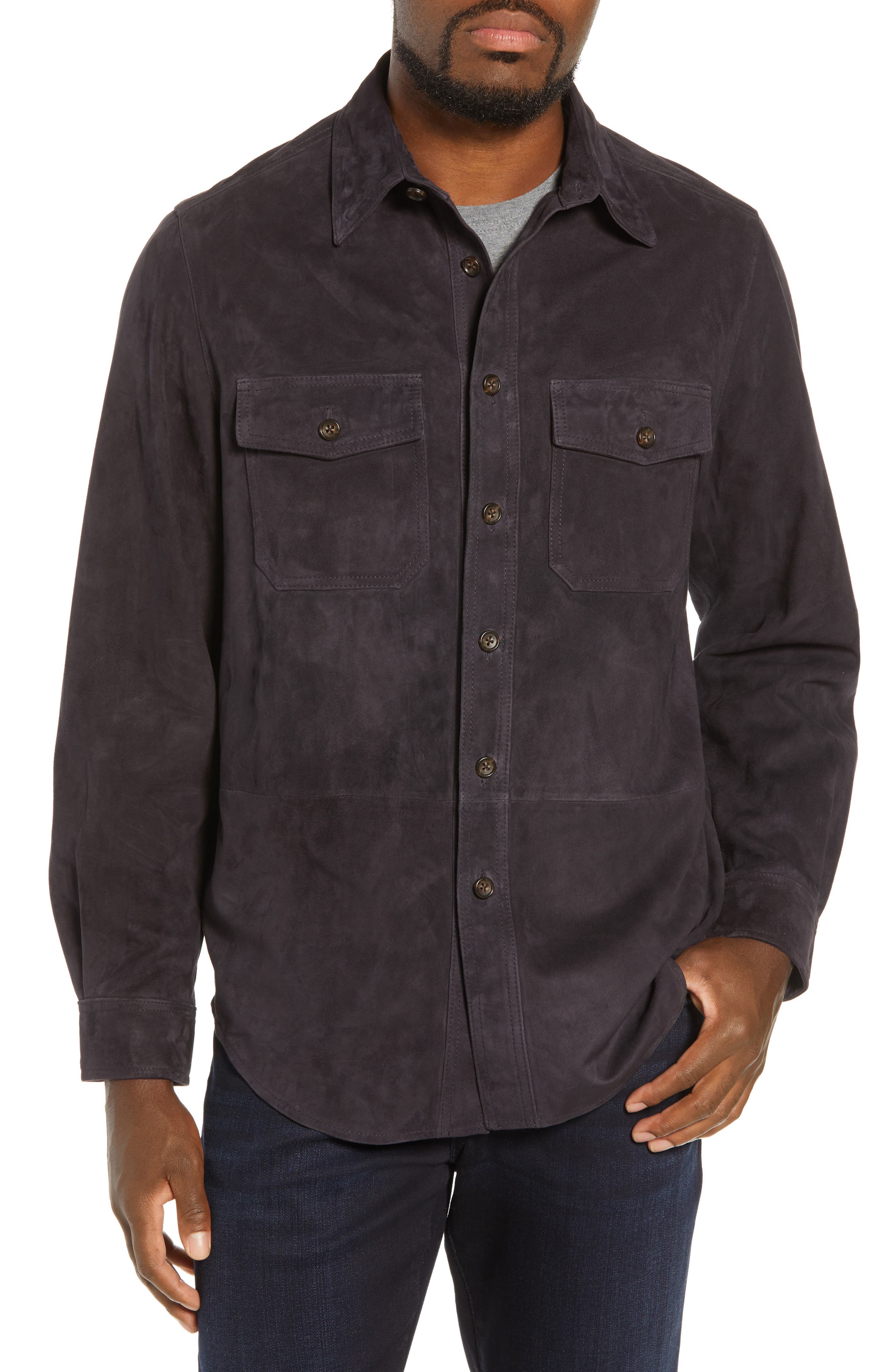 Golden Beat The Mills Suede Shirt Jacket