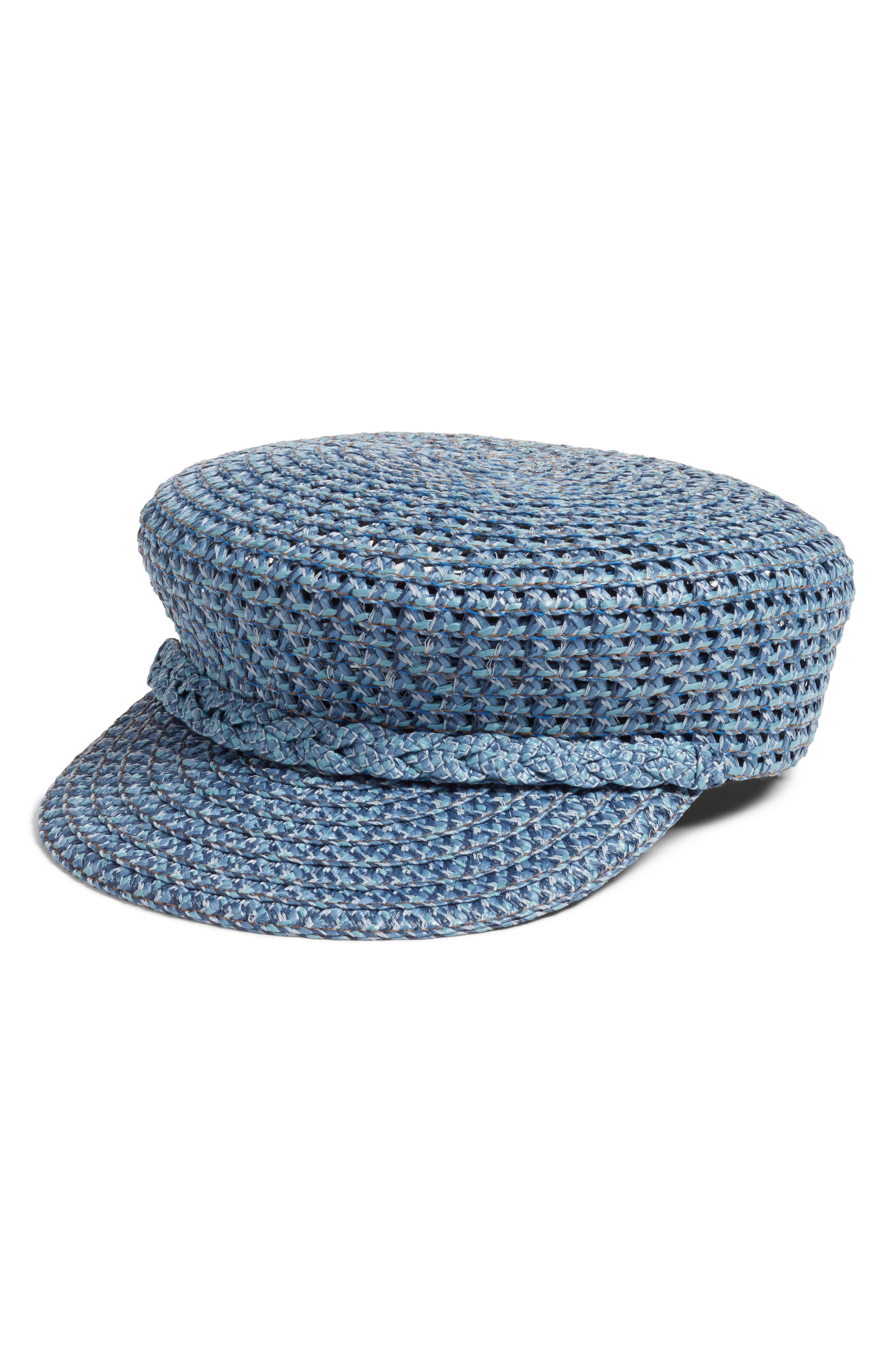 Eric Javits Accessories CAPITAN SQUISHEE CAP - BLUE