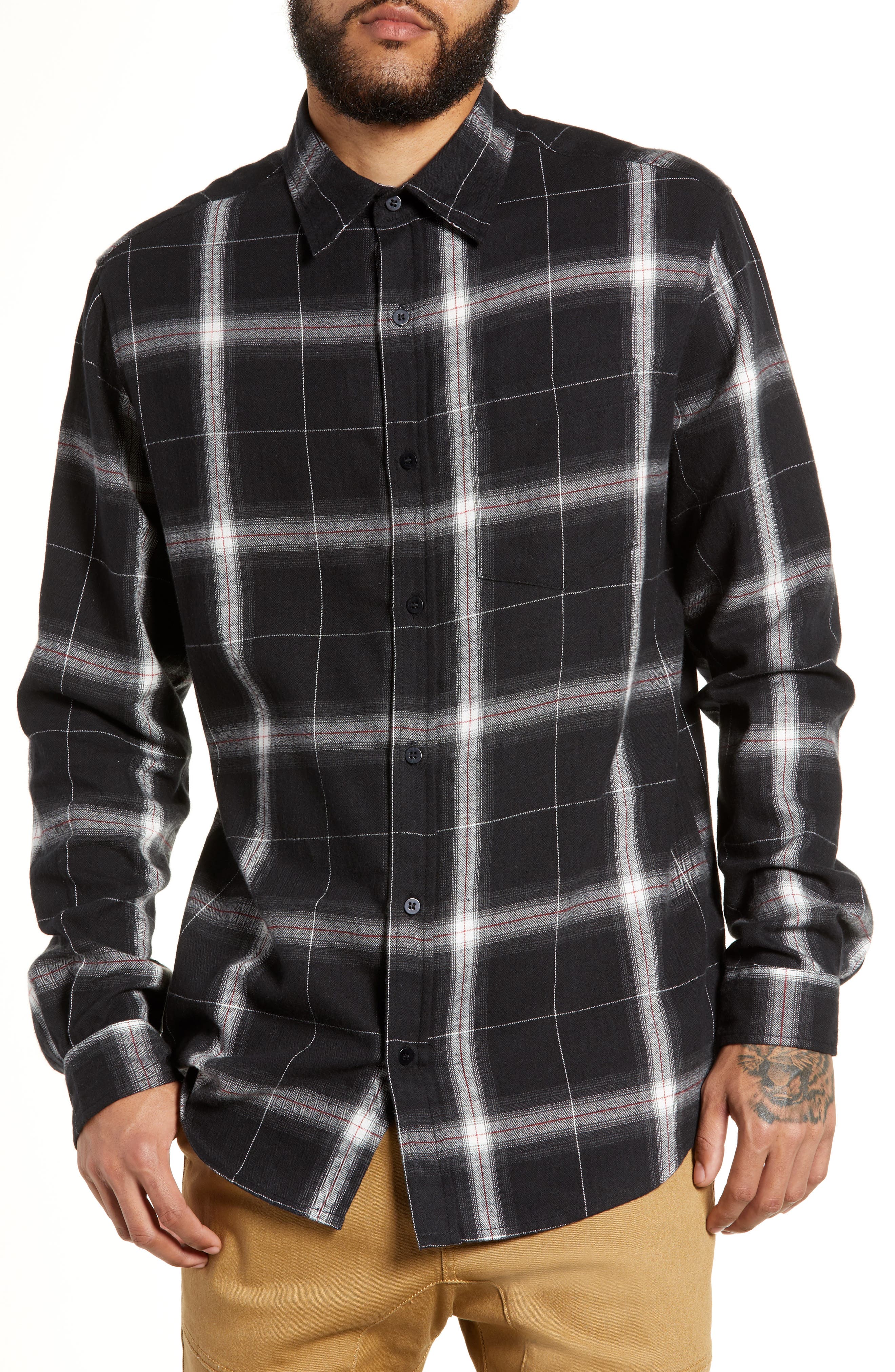 Lira Clothing Juju Long Sleeve Plaid Woven Shirt