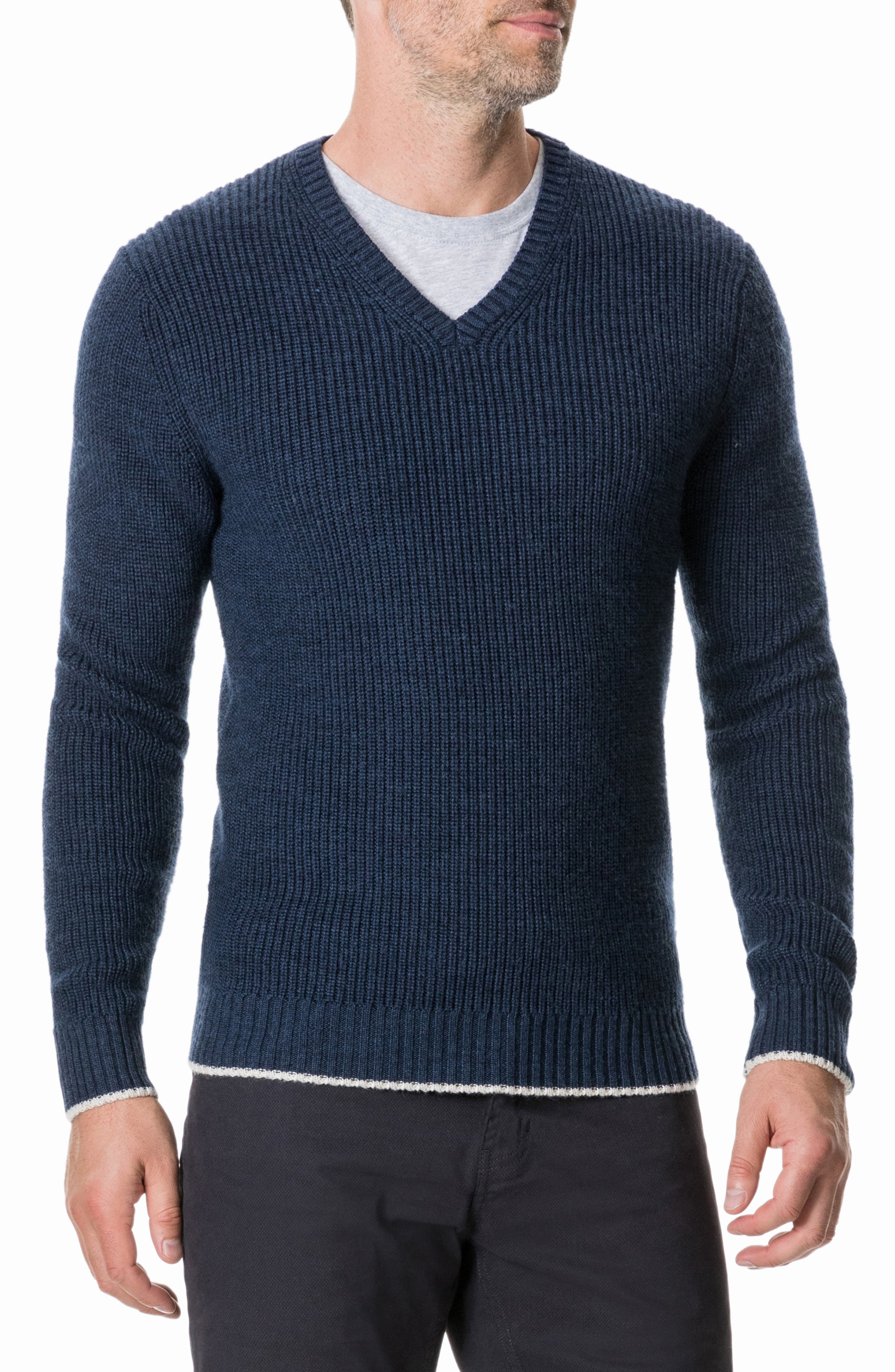 Rodd & Gunn Masfield Merino Wool Sweater, Blue