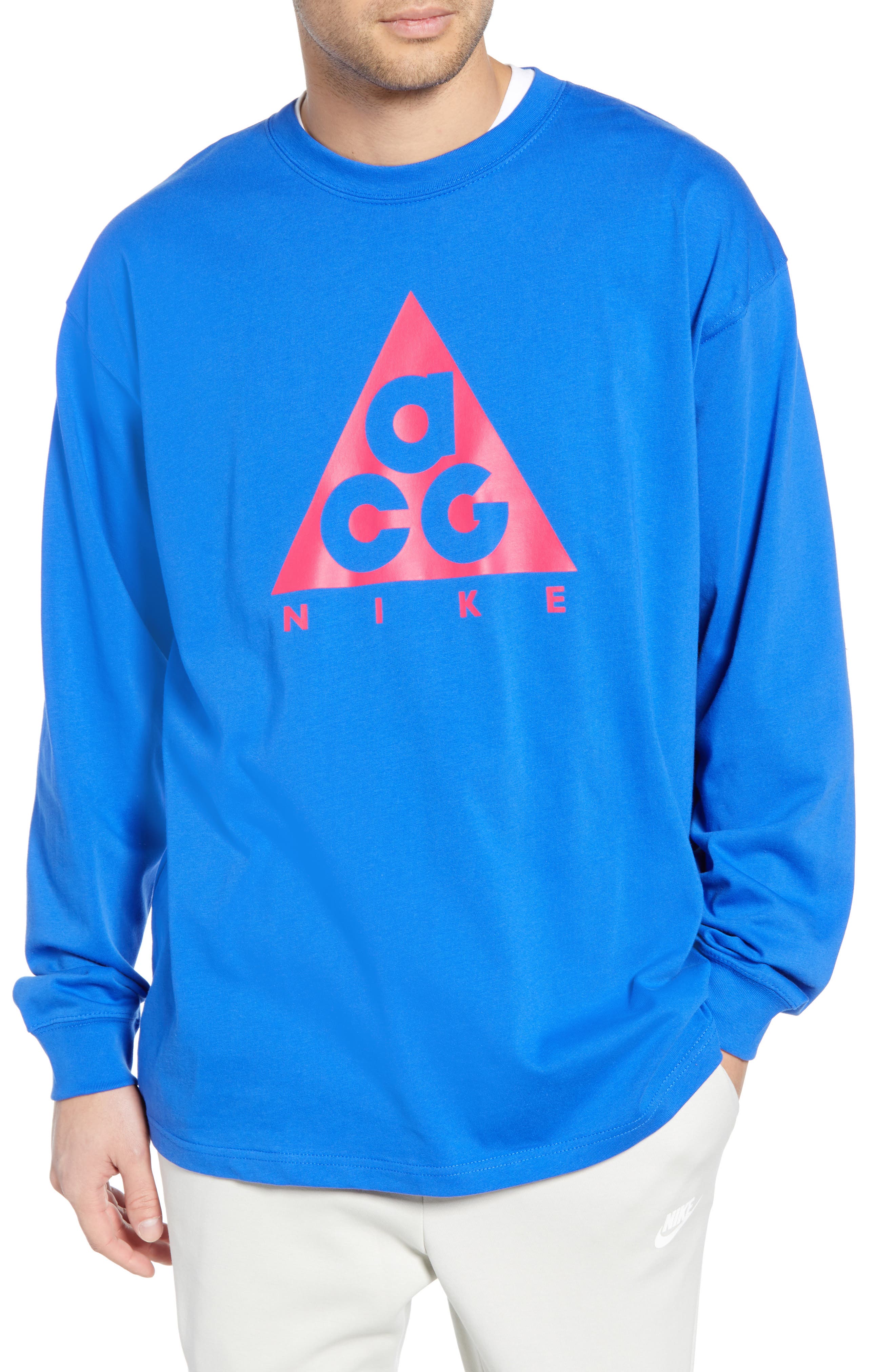 Nike Nrg All Conditions Gear Logo T-Shirt, Blue