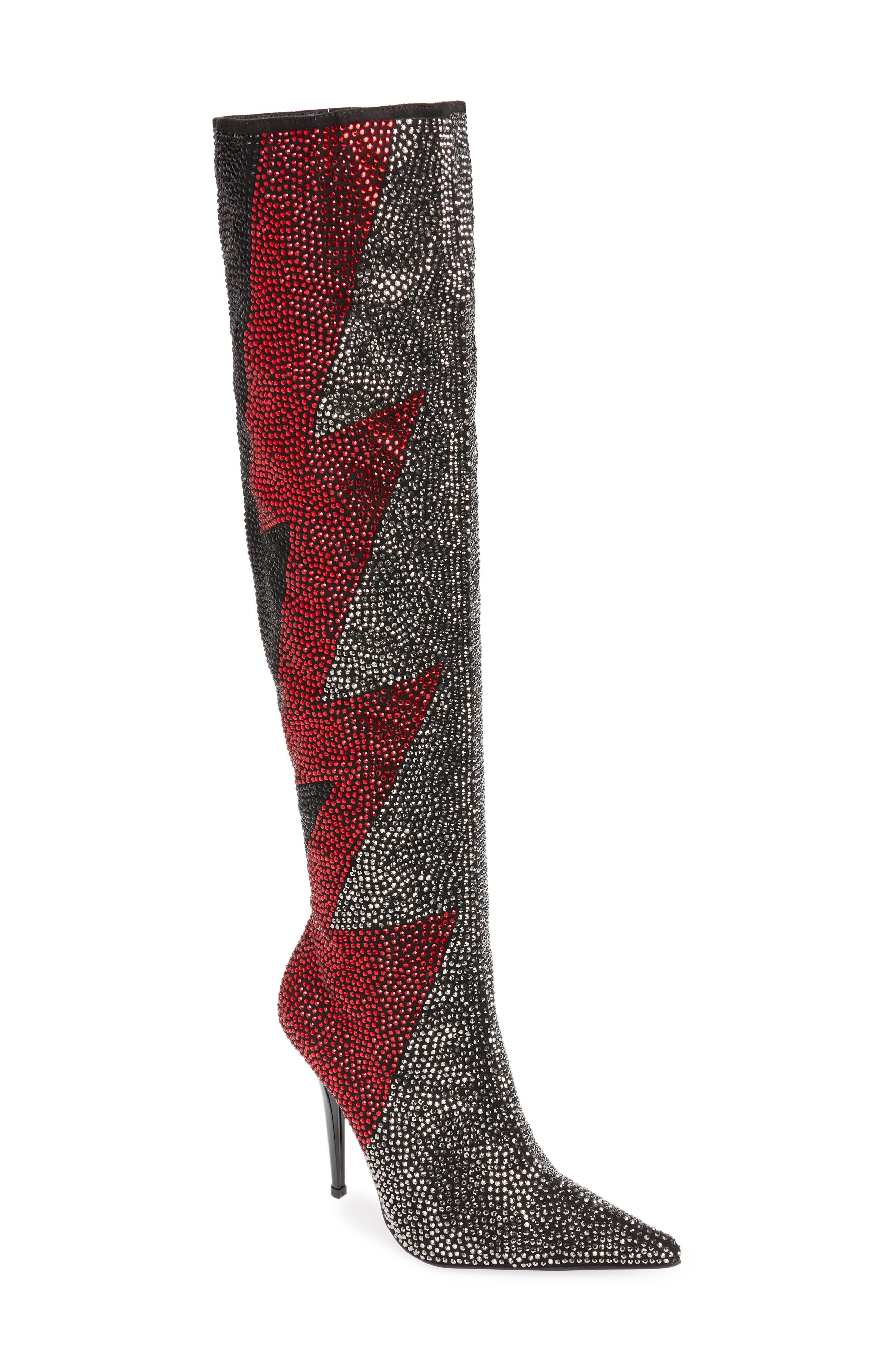 Jeffrey Campbell Hazard Over The Knee Boot, Metallic