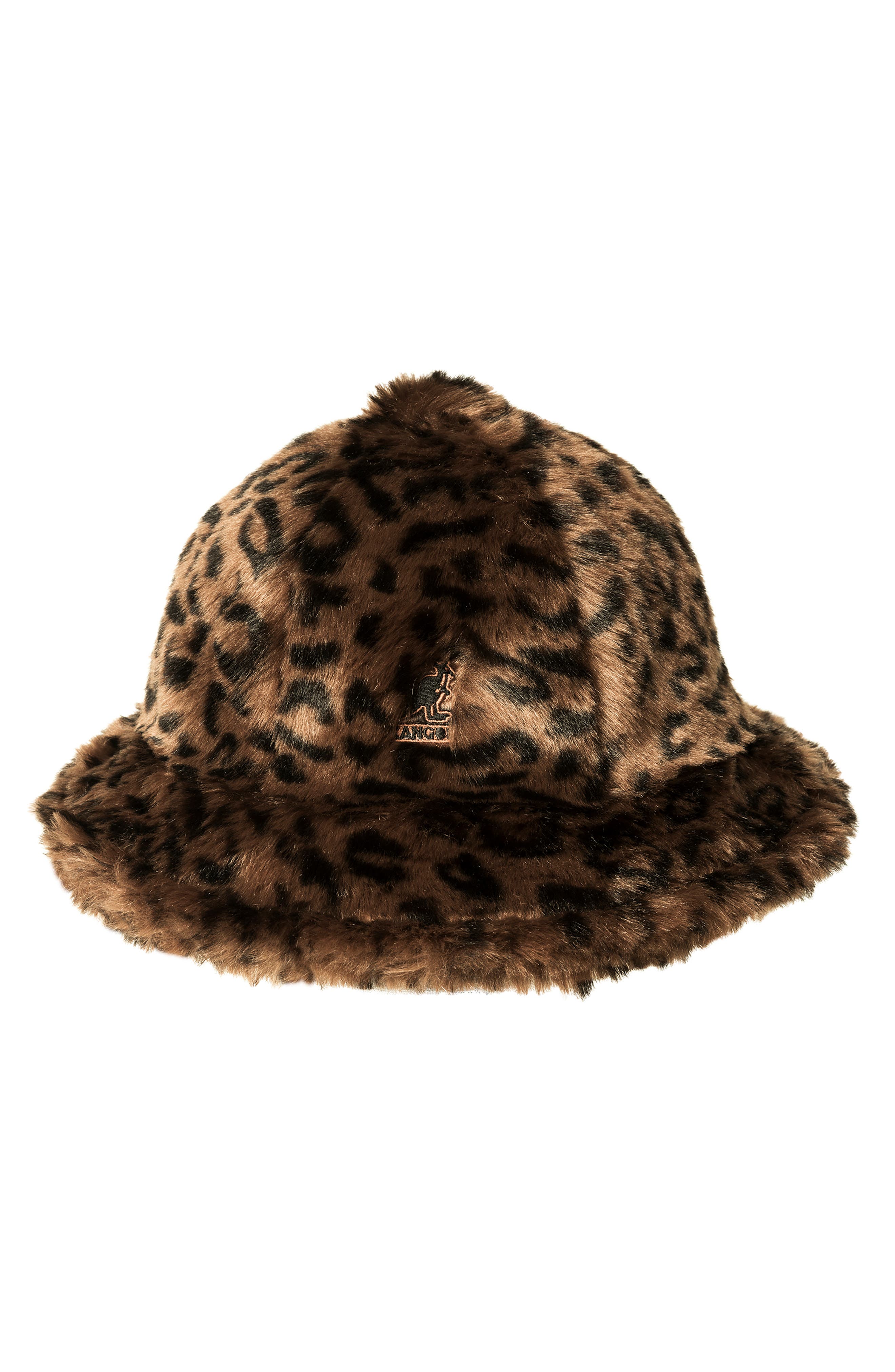 kangol faux fur