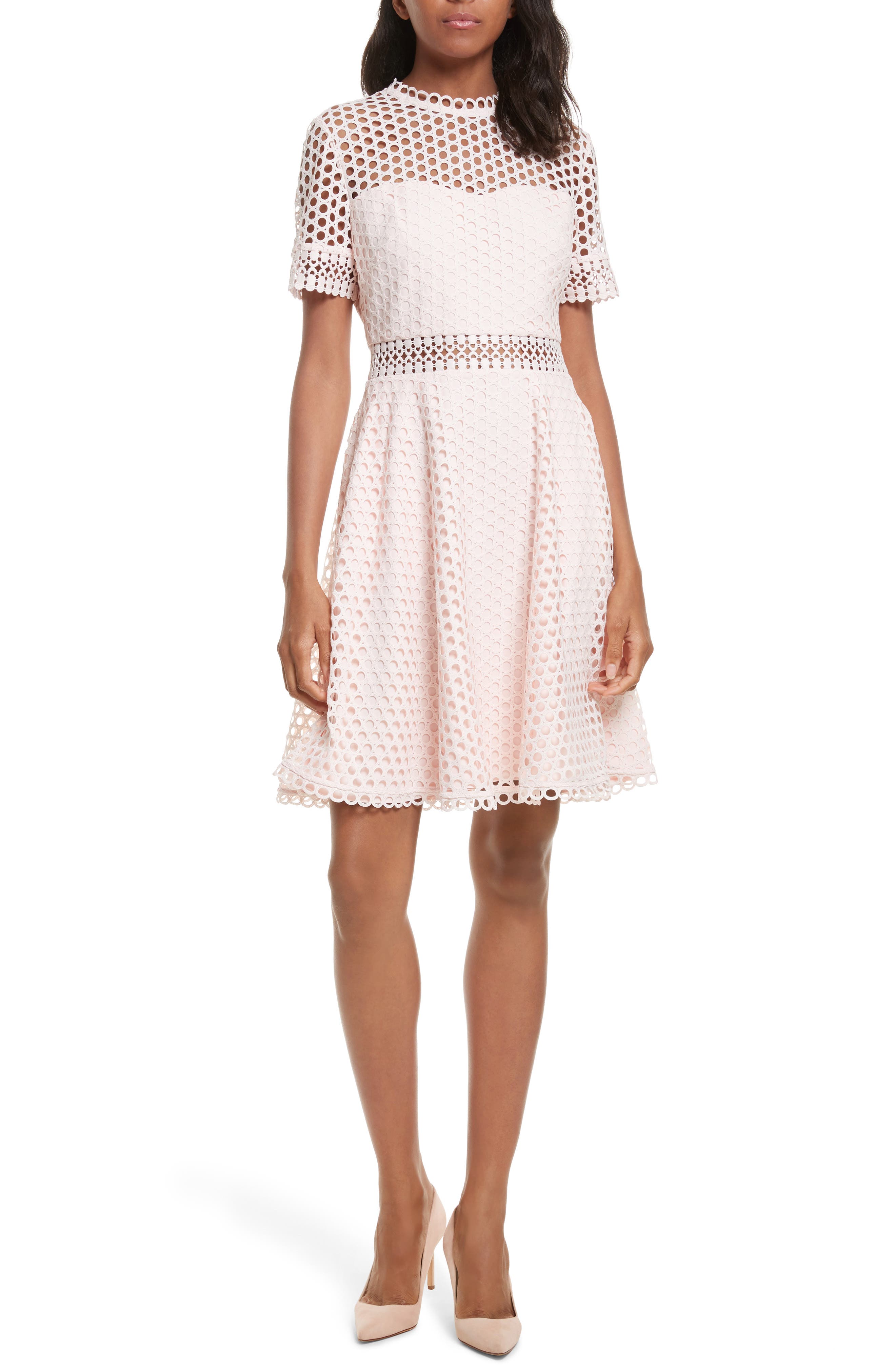 Ted Baker London Graycee Lace Skater Dress Nordstrom