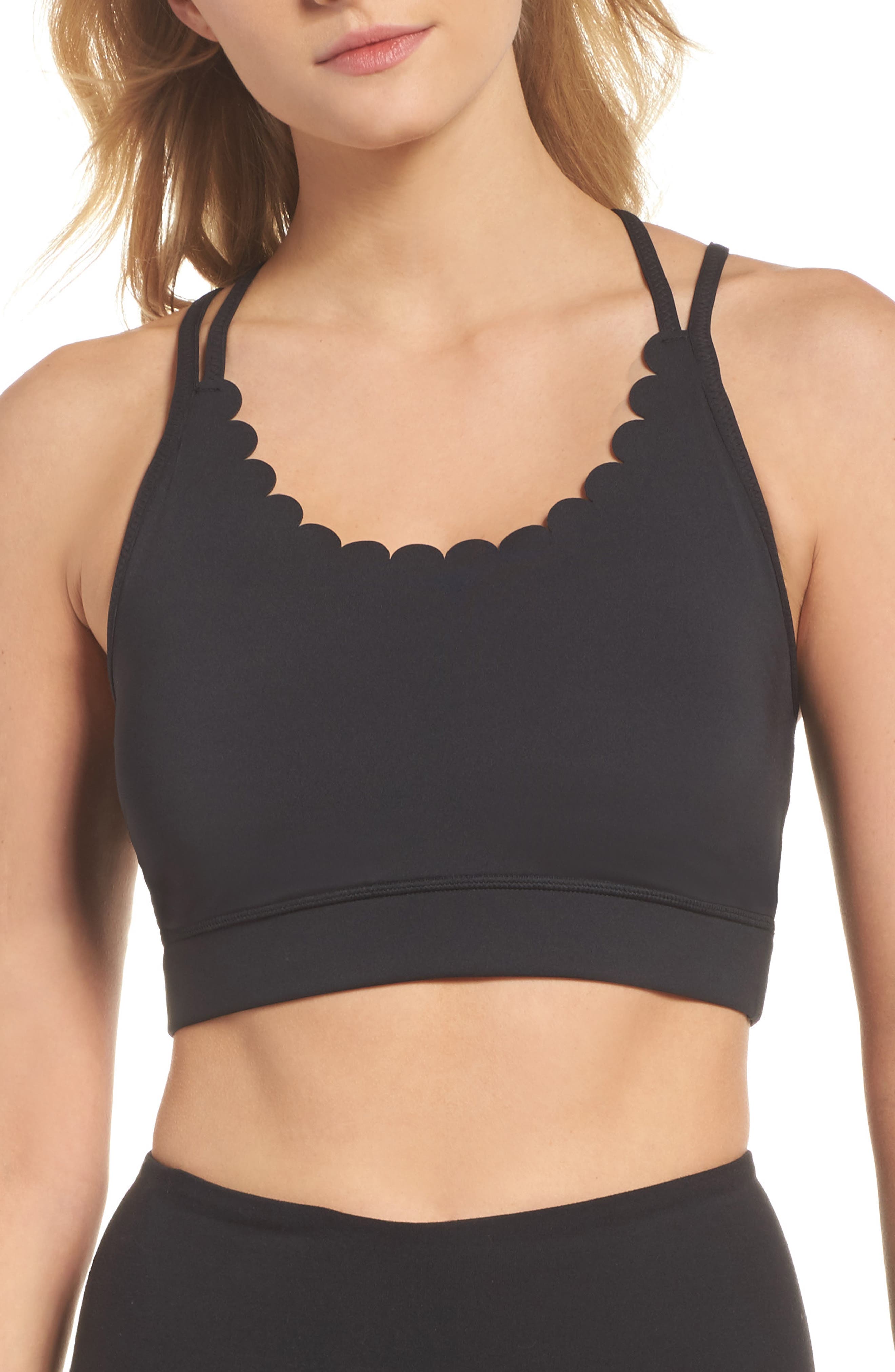 Kate Spade New York Scalloped Sports Bra