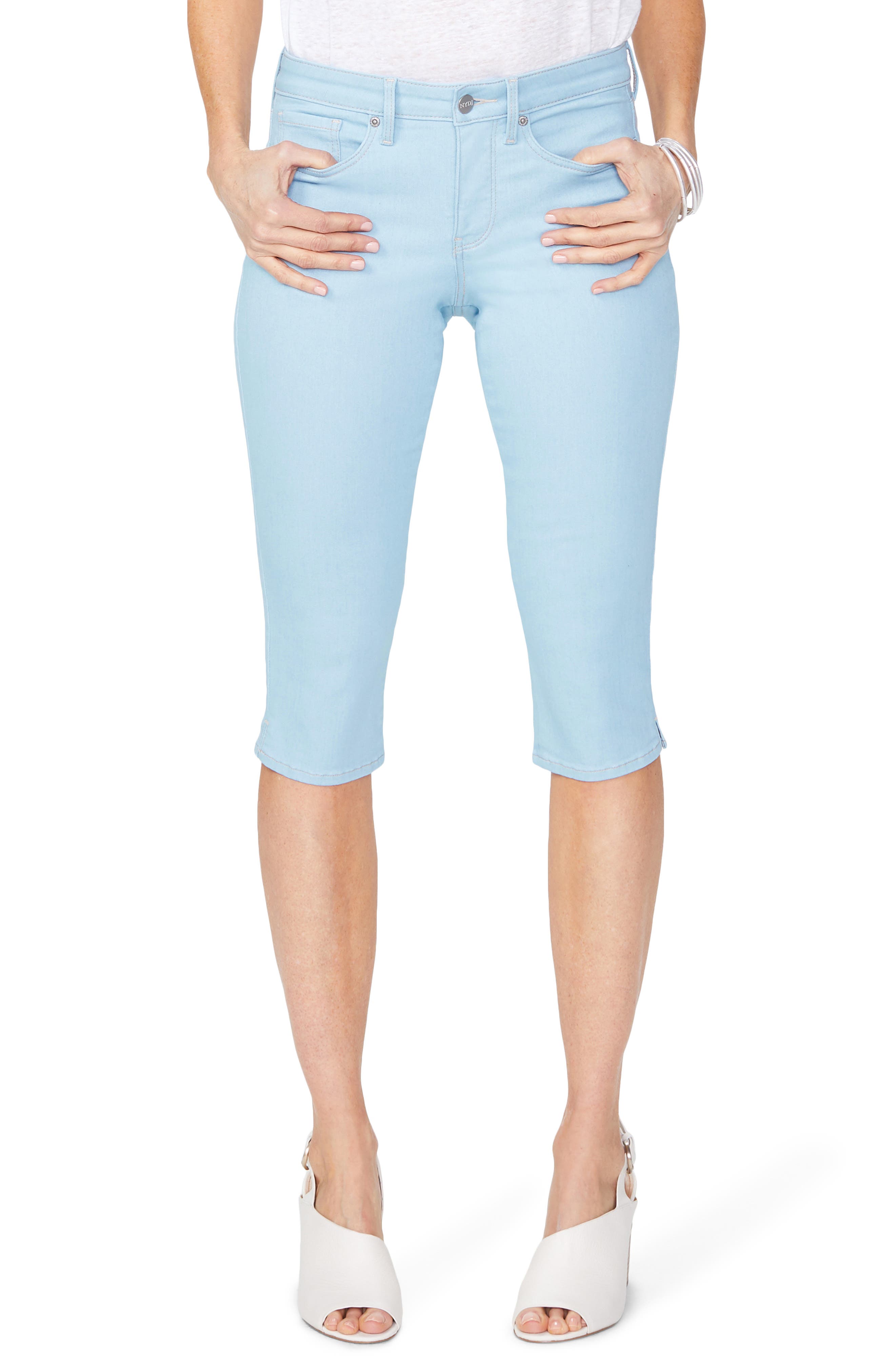 Nydj Capri Skinny Jeans, Blue