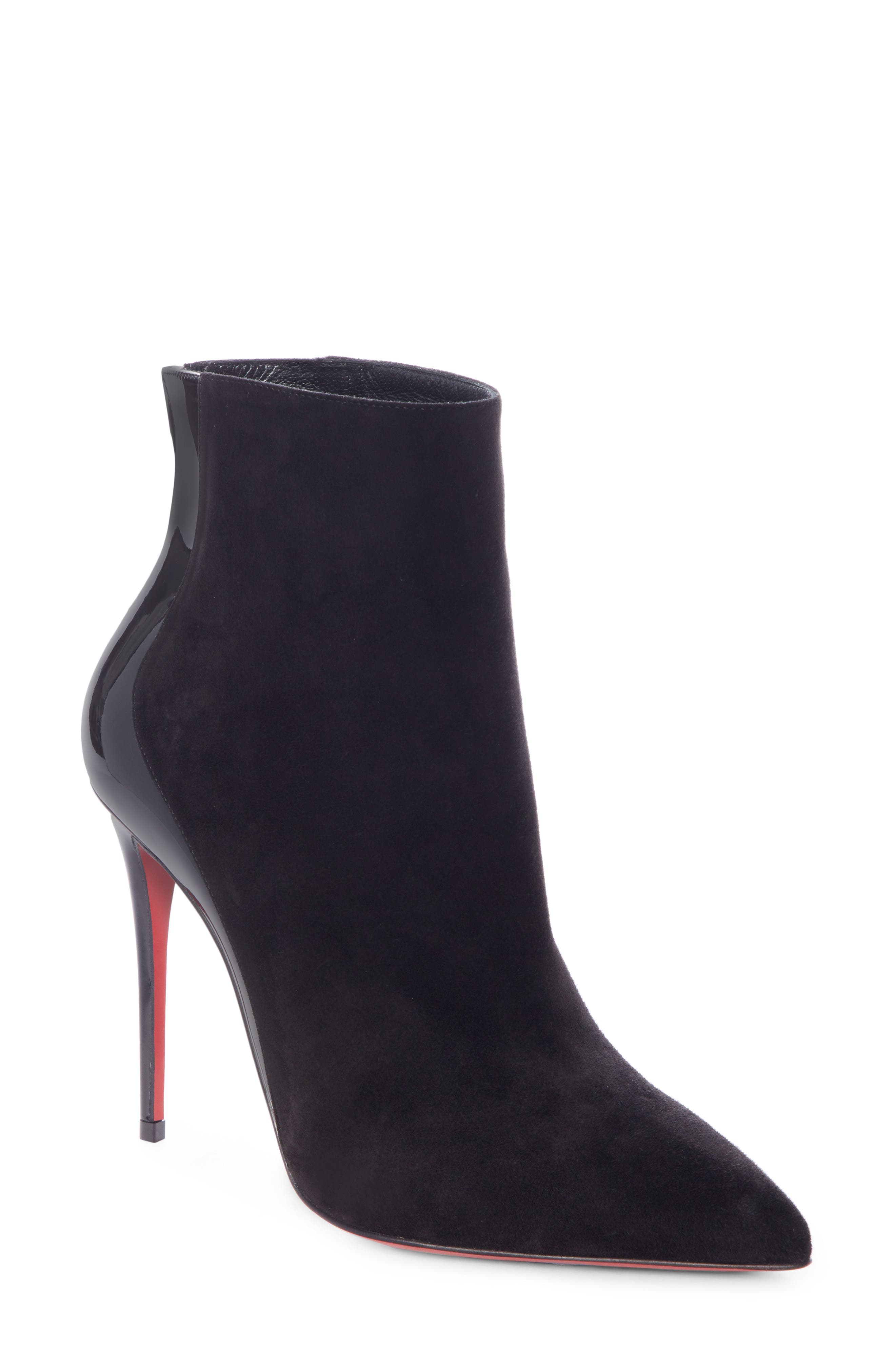 Christian Louboutin Delicotte Pointy Toe Bootie, Black