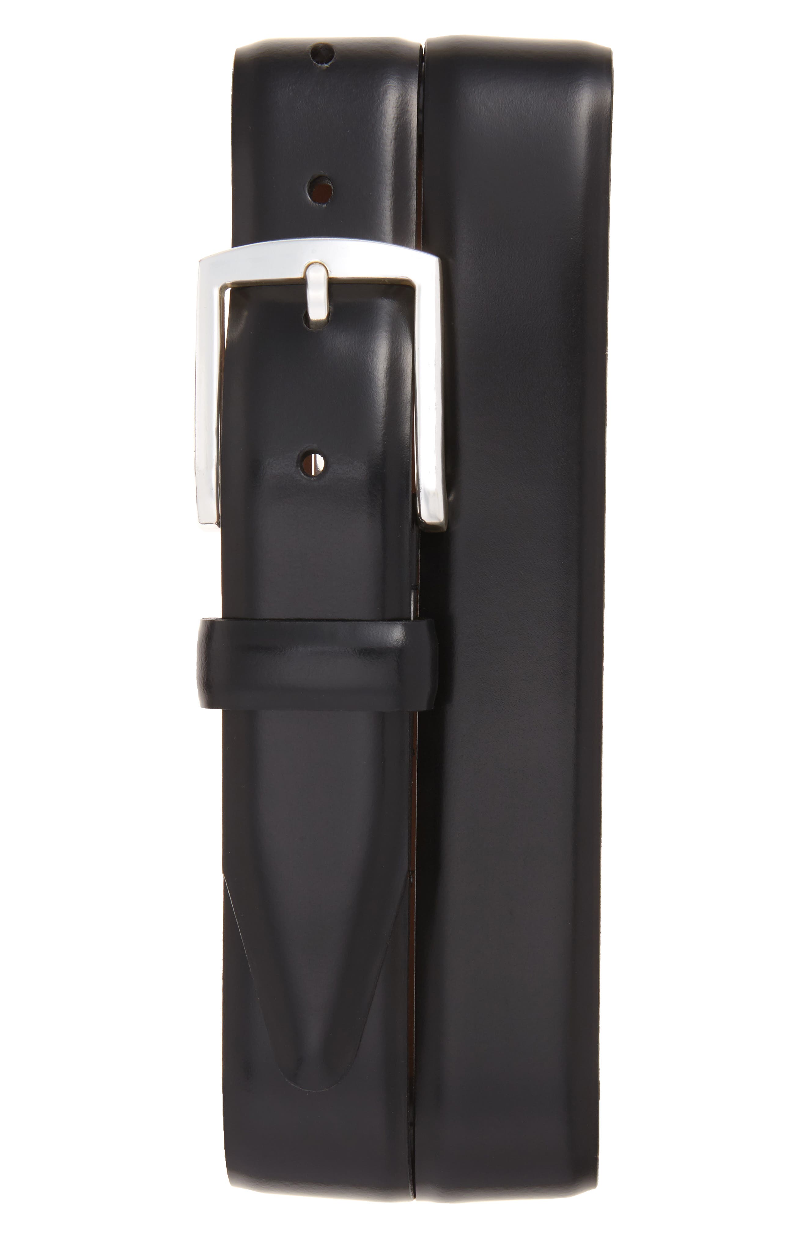 Allen Edmonds Midland Ave. Leather Belt, Black